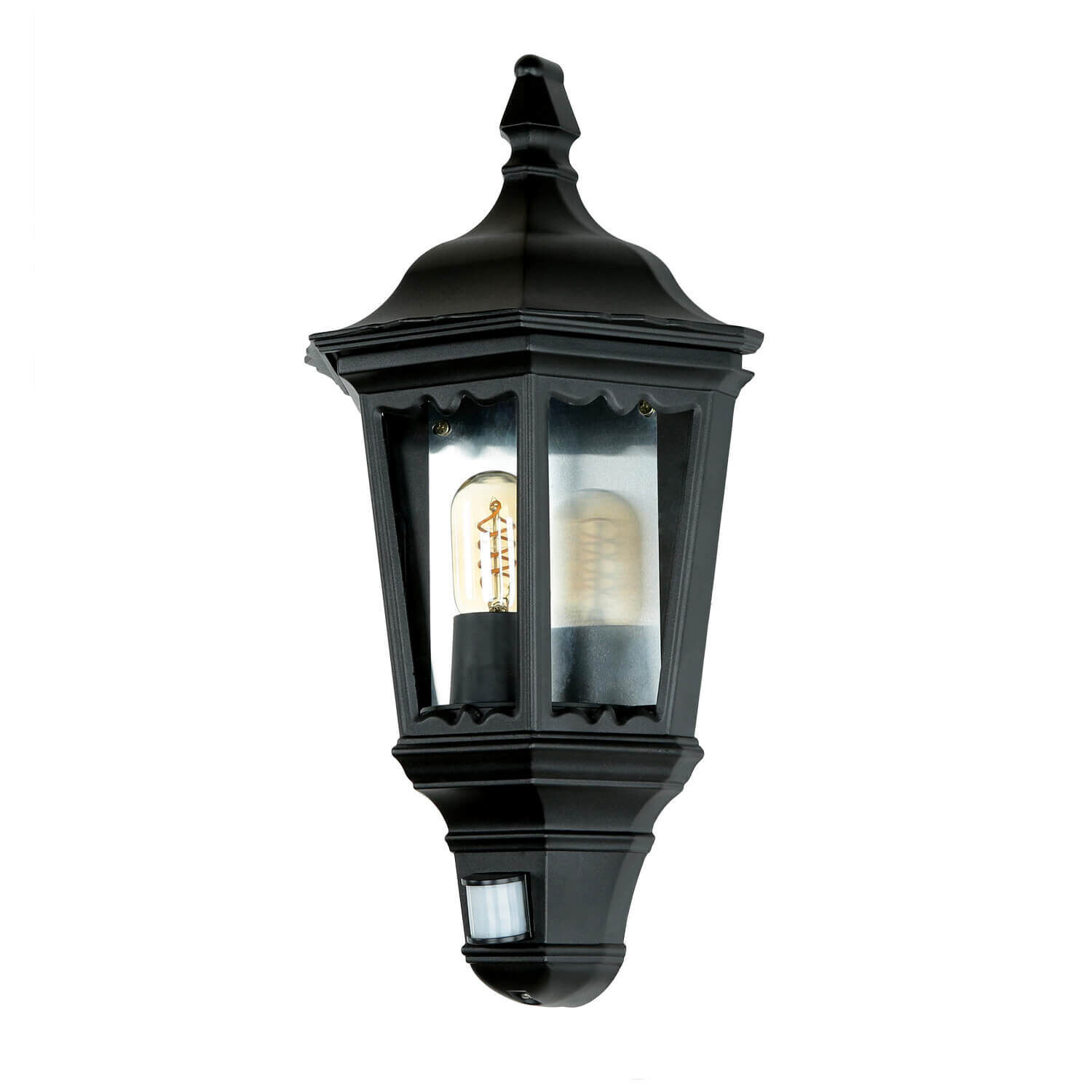 Lampe d'extérieur capteur de mouvement noir fer forgé Lampe, Postfach