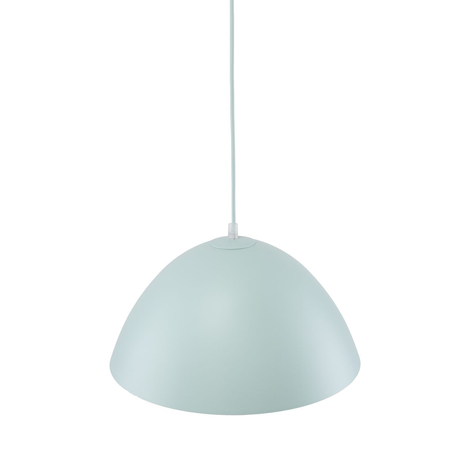 Suspension métal E27 ronde Ø 34 cm H : max. 165 cm Menthe