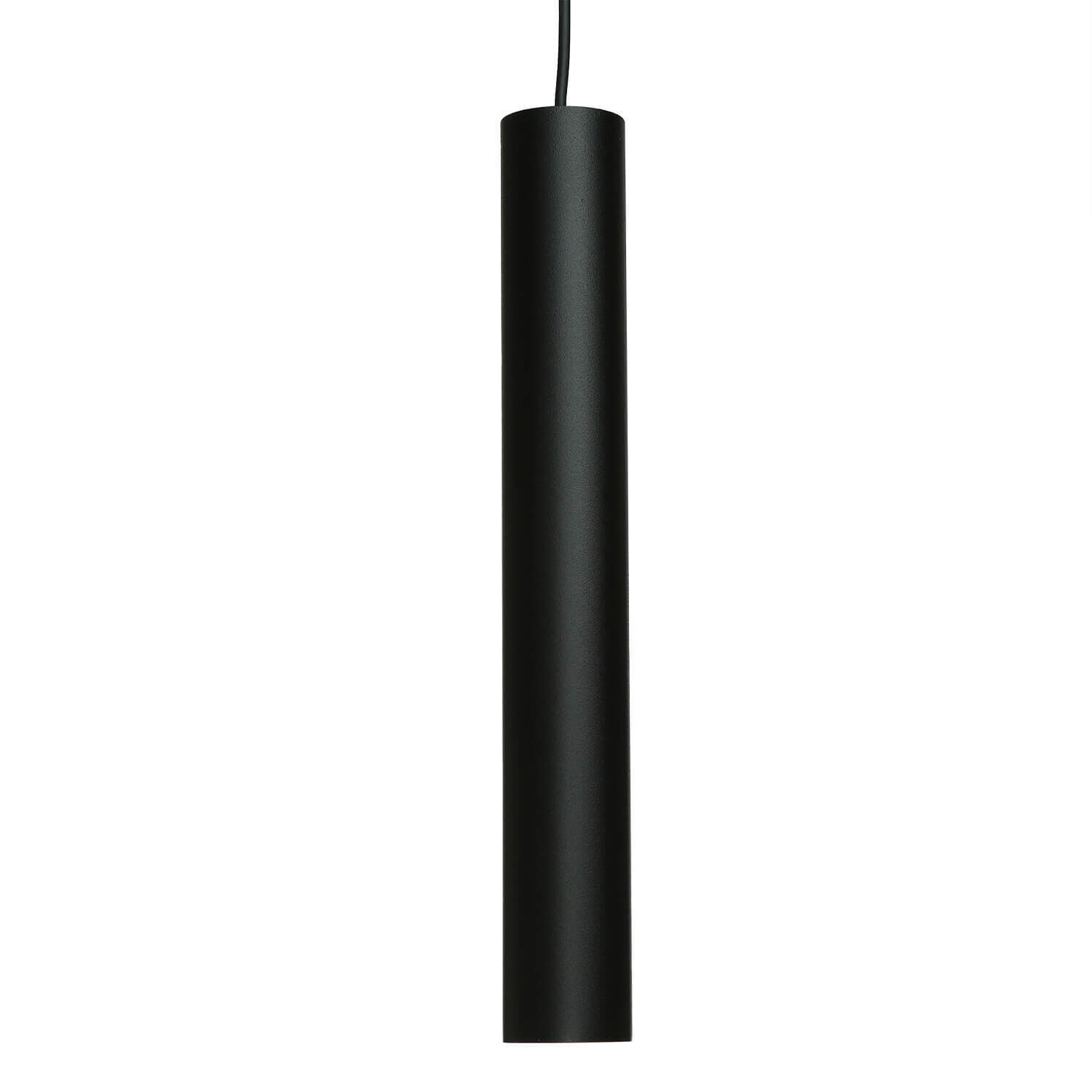 Lampe à suspendre en métal noir GU10 Moderne étroite