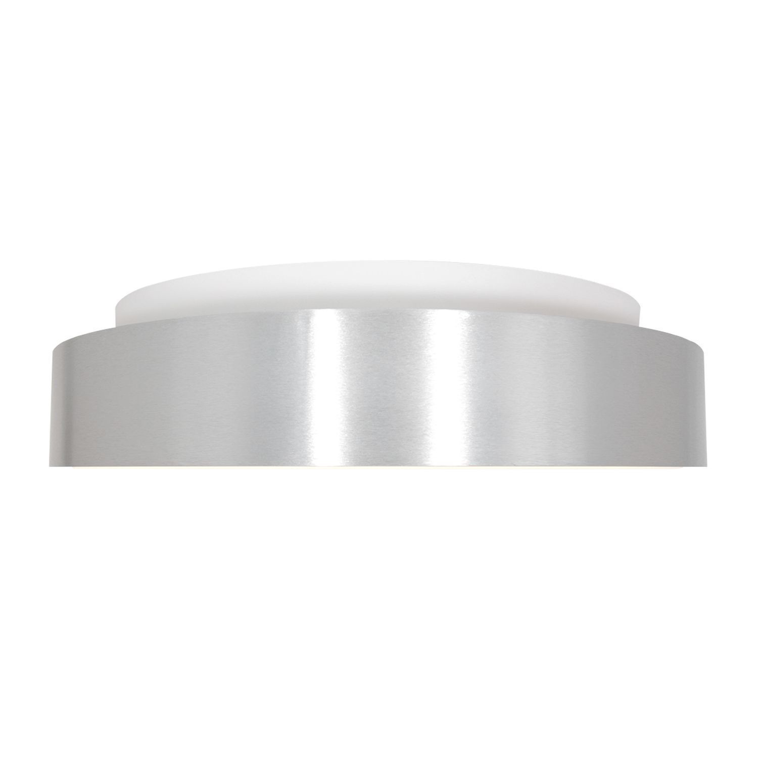 Plafonnier LED rond argenté blanc Ø38 cm 2700 K