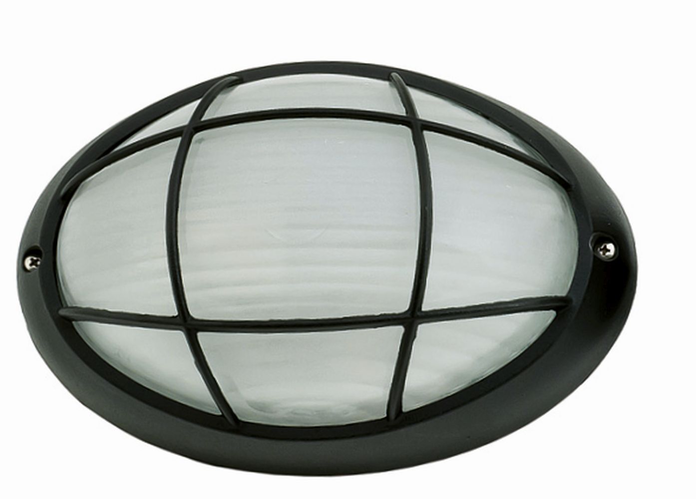Applique extérieure Maritim ovale L:22cm IP44 E27 noir