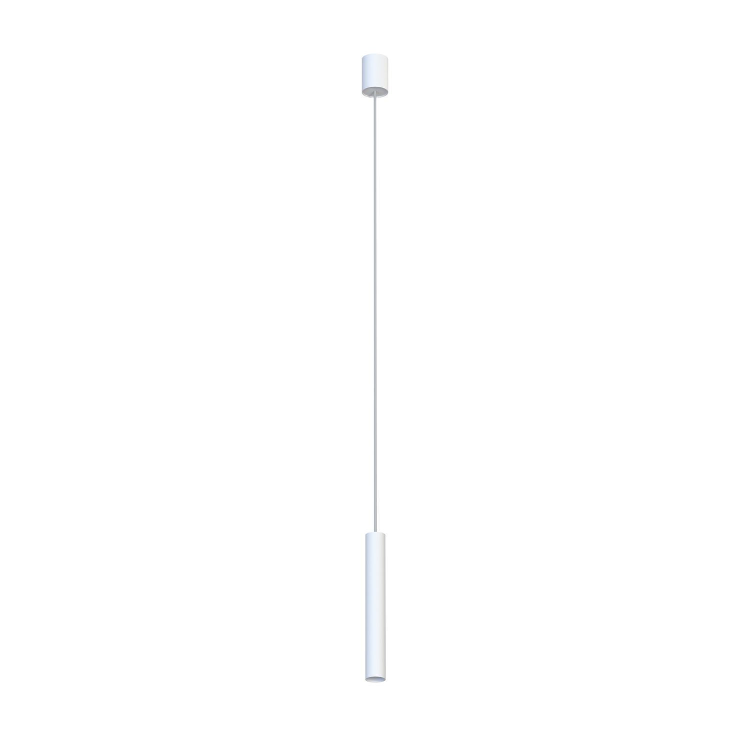 Lampe à suspendre étroite Ø 4 cm Blanc Métal GU10 R35 ROJA