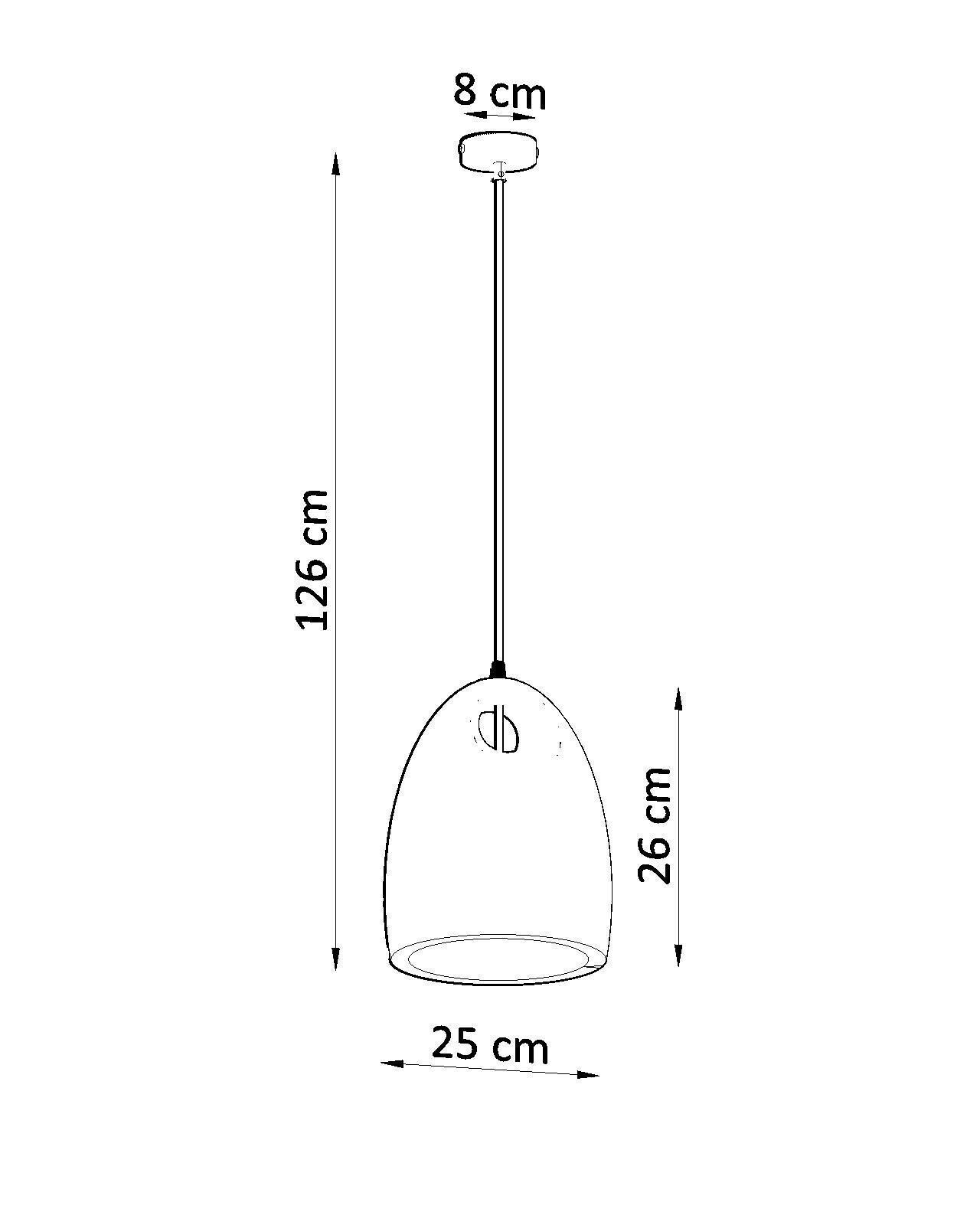 Pendelleuchte Weiß Keramik Ø 25 cm bemalbar E27 Diagramm, Handlung