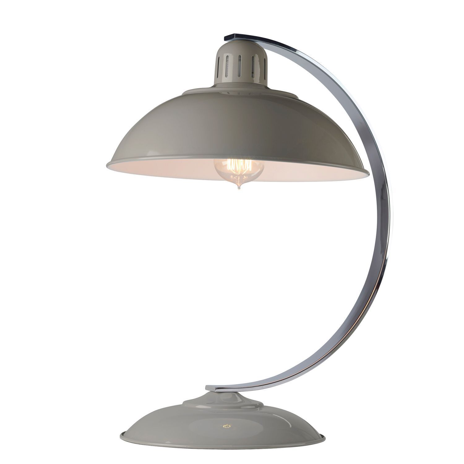 Lampe de table grise SECRETER Bauhaus Lampe de bureau