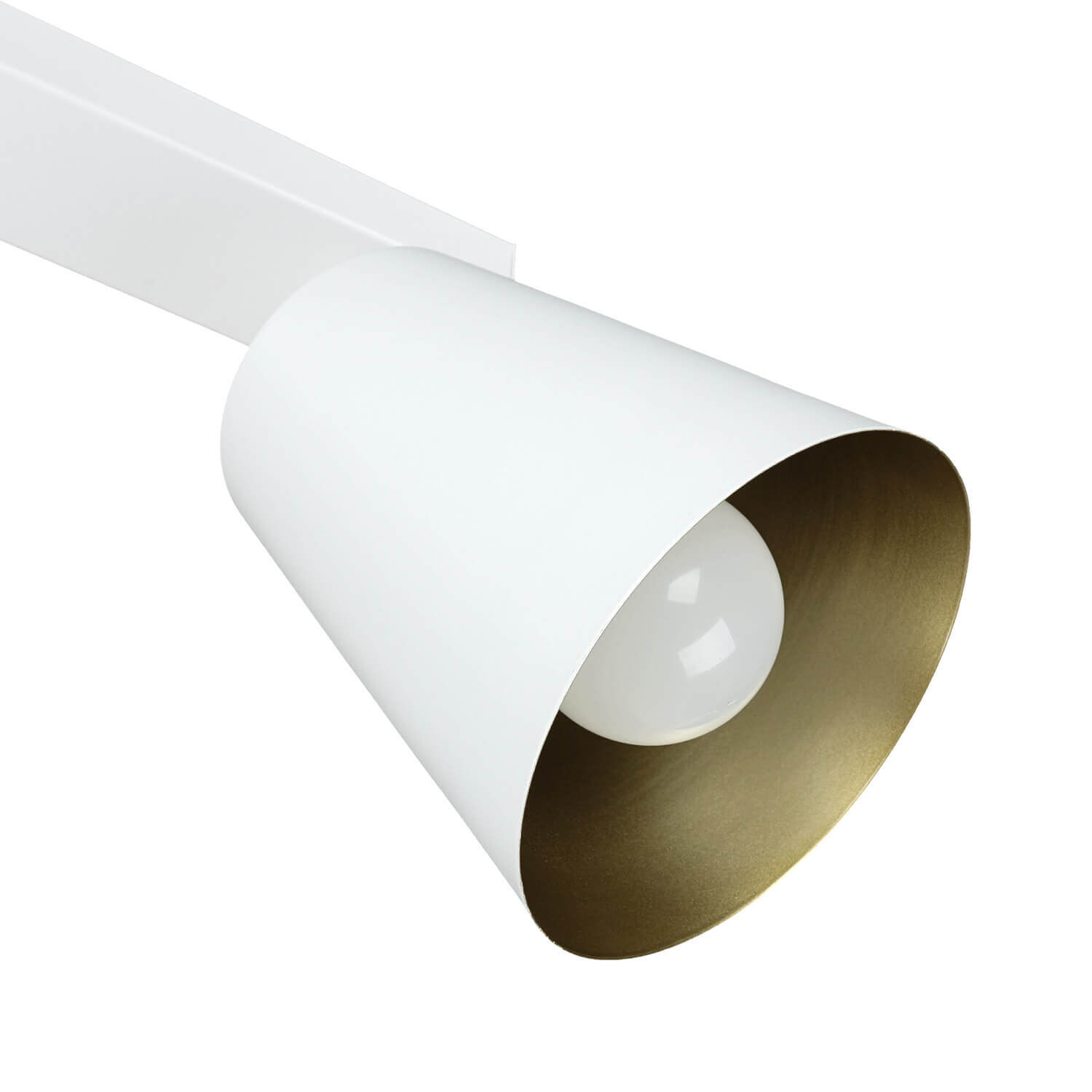 Plafonnier blanc or flexible 2 flammes E27 Beleuchtung, Lampe