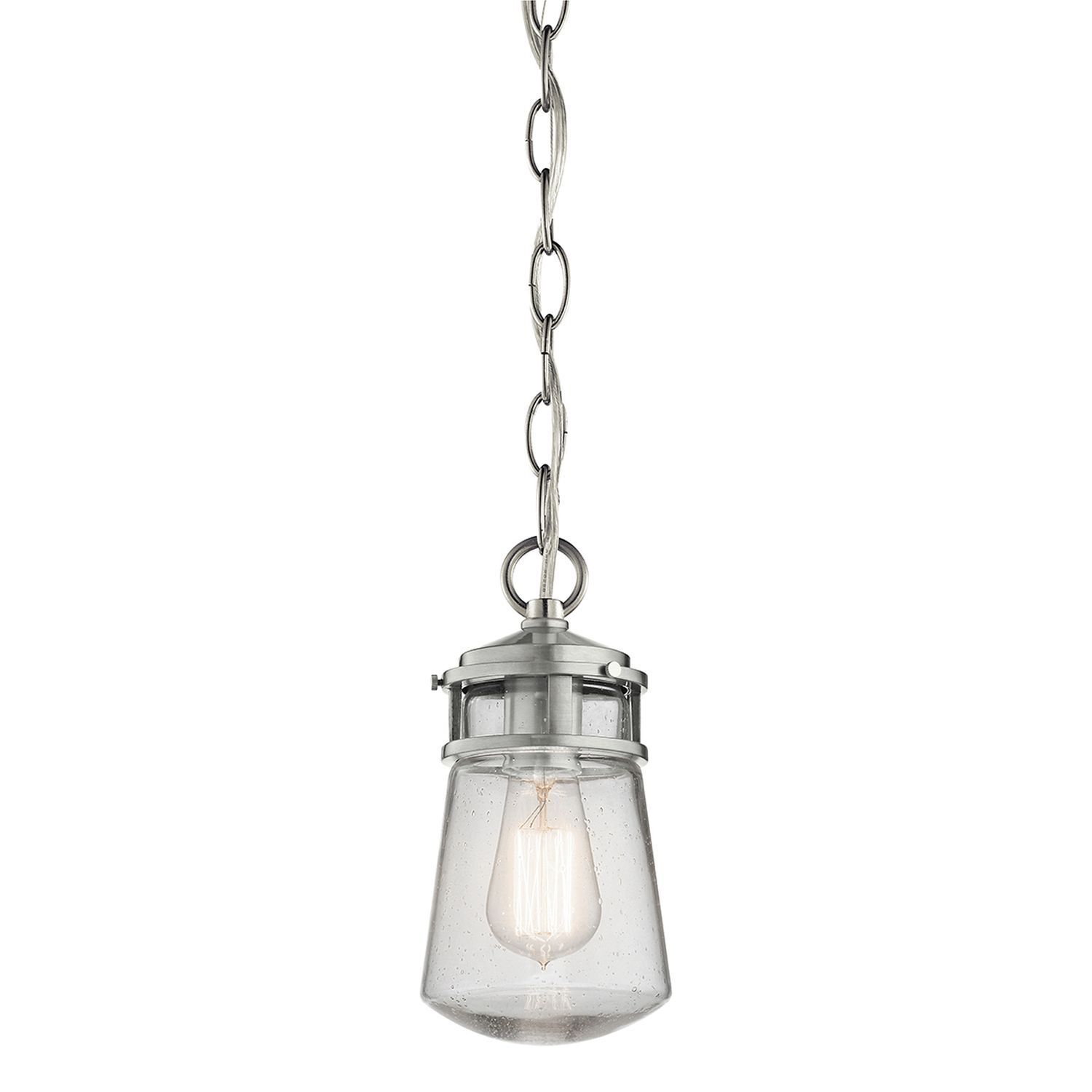 Lampe à suspendre extérieure verre aluminium Maritim Vintage E27 IP44