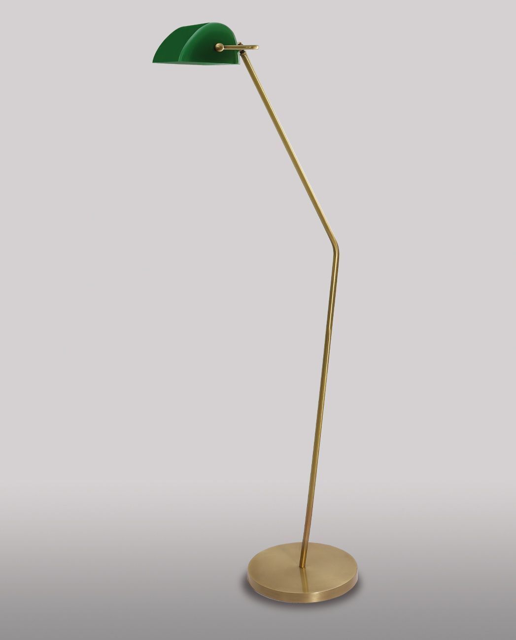 XXL Lampe de banquier laiton verre salon MINISTERO