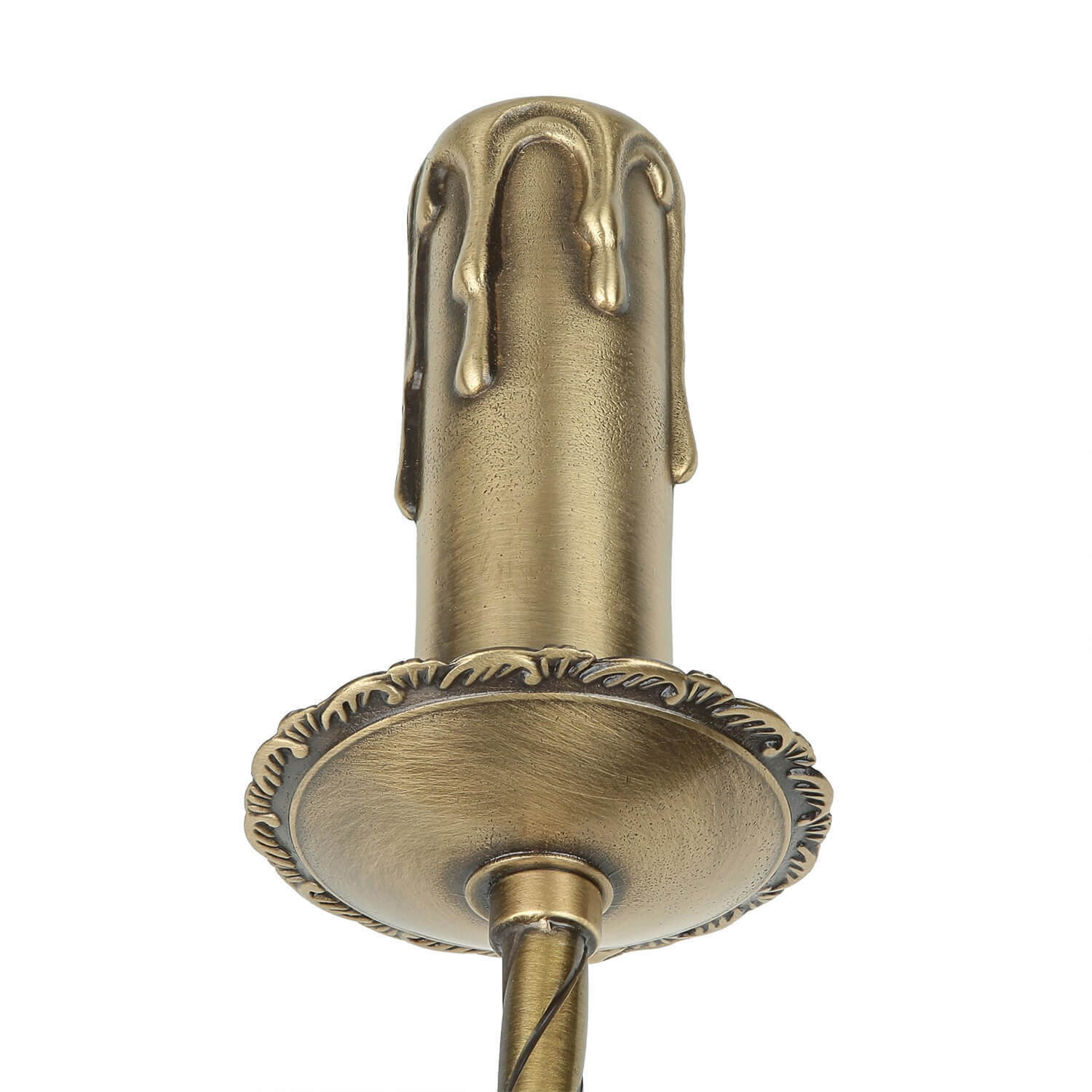 Jugendstil Wandleuchter E14 Petalo Bronze, Griff