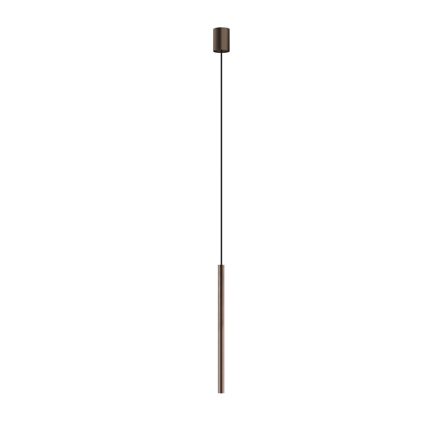 Suspension moderne brun mat G9 Ø 2,5 cm Métal