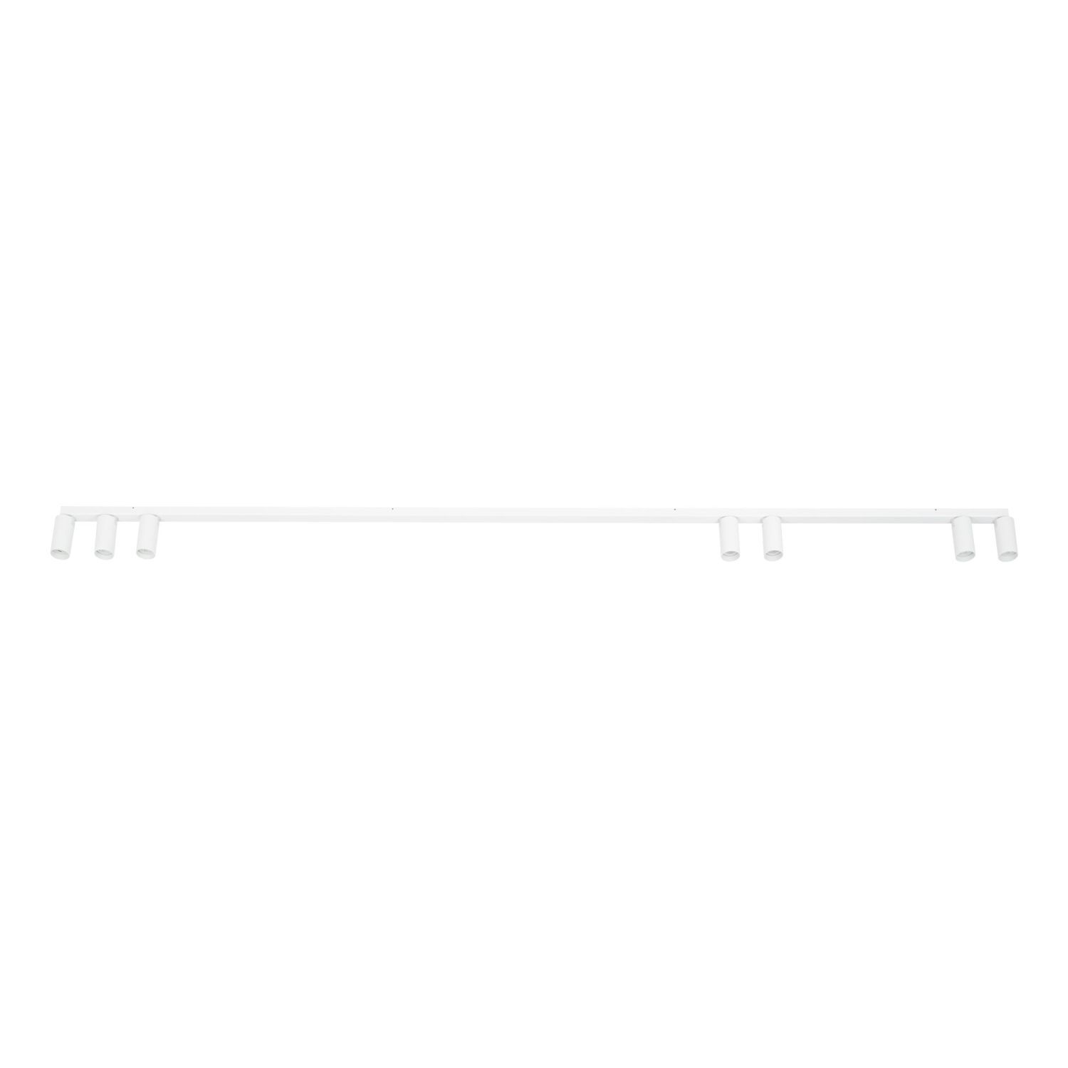Spot de plafond allongé blanc 212 cm GU10 7-flamme