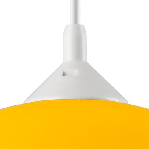 Suspension Couleur Lampe pour enfants Jaune Plastique