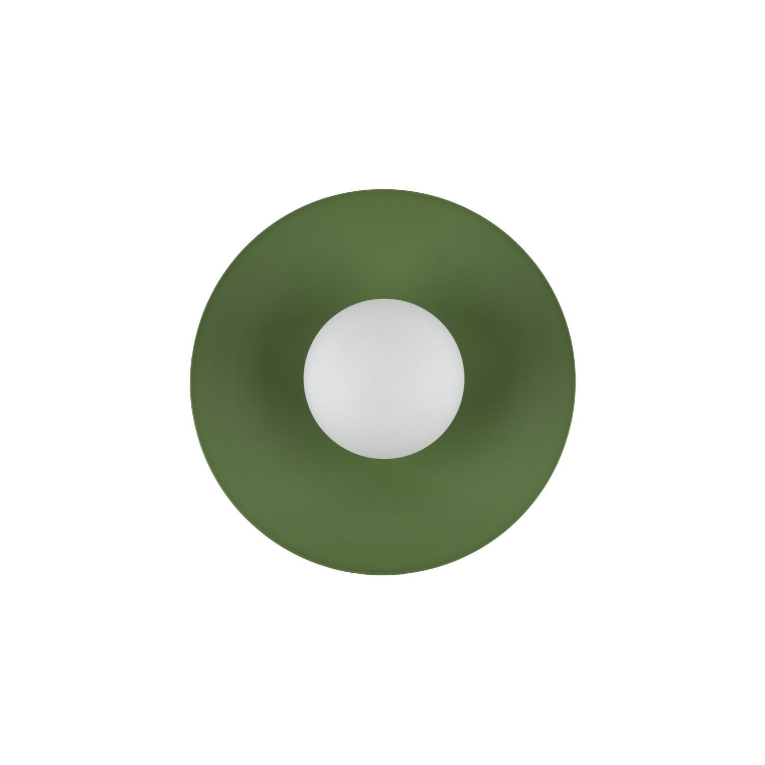 Applique verte Boule de verre à faible éblouissement G9 L:28 cm confortable Grün, Sphäre