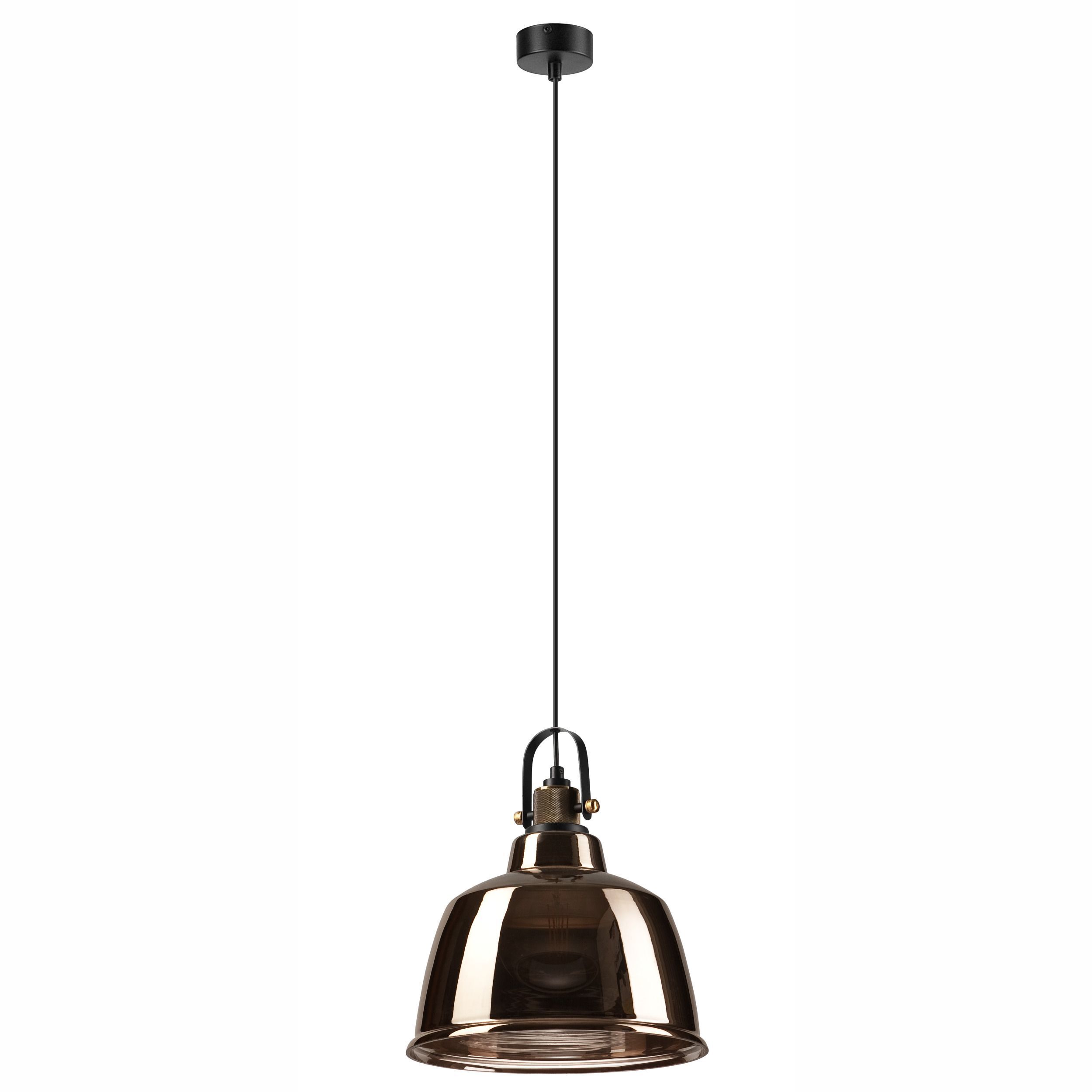 Suspension verre Abat-jour Industrial Vintage E27
