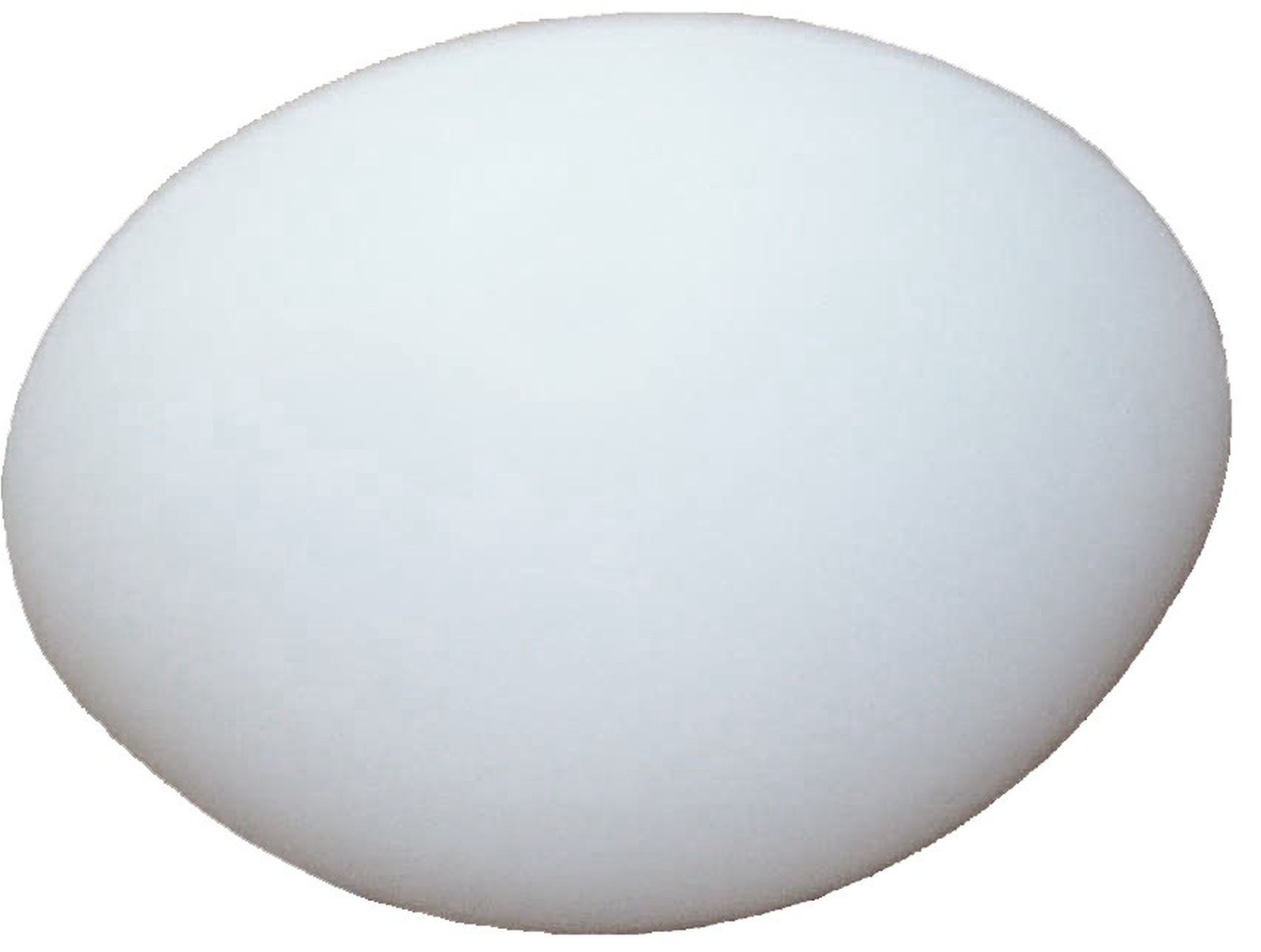 Plafonnier LED rond intemporel Abat-jour en verre blanc