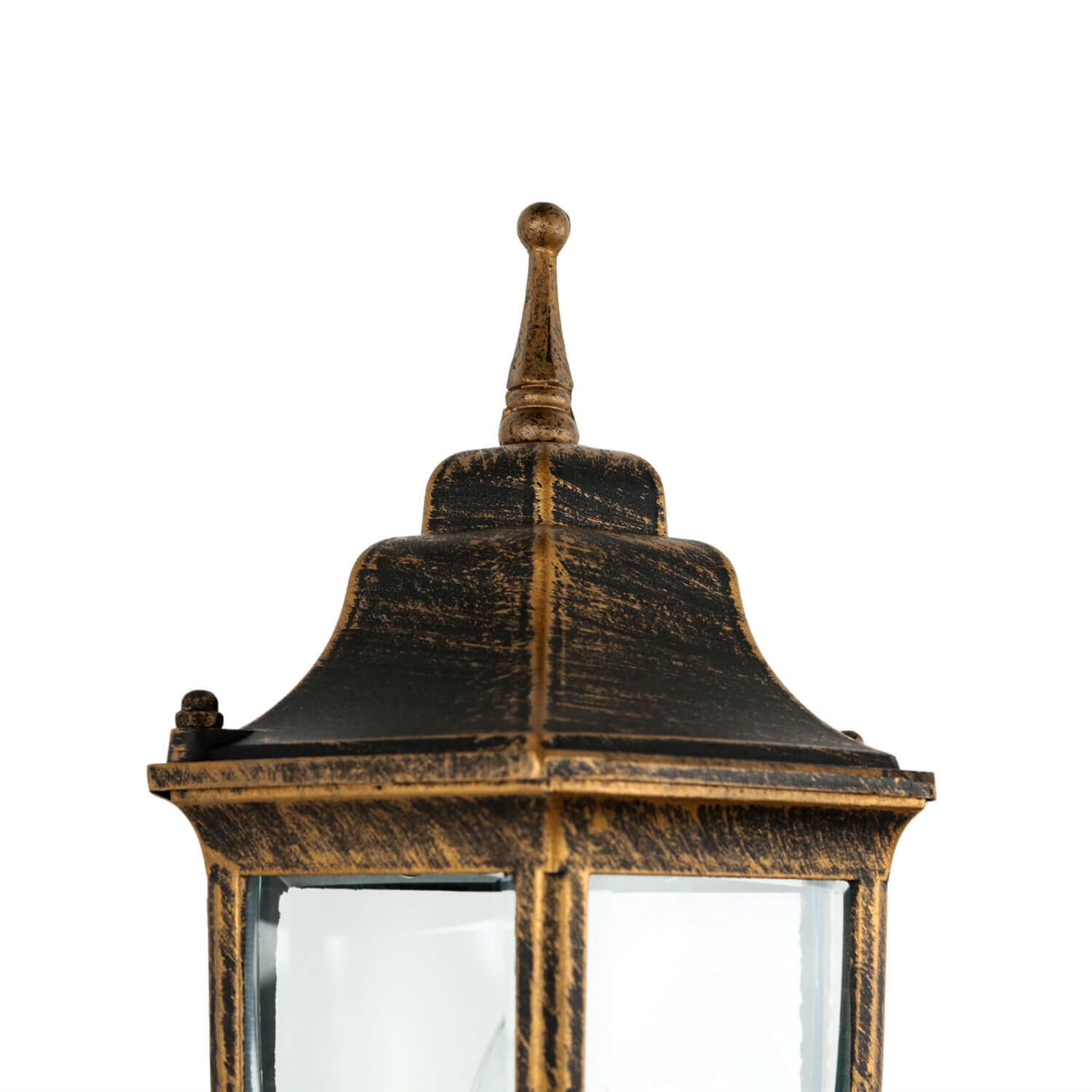 Applique extérieure LYON Noir Cuivre E27 Rustique Lampe, Laterne, Lampenschirm