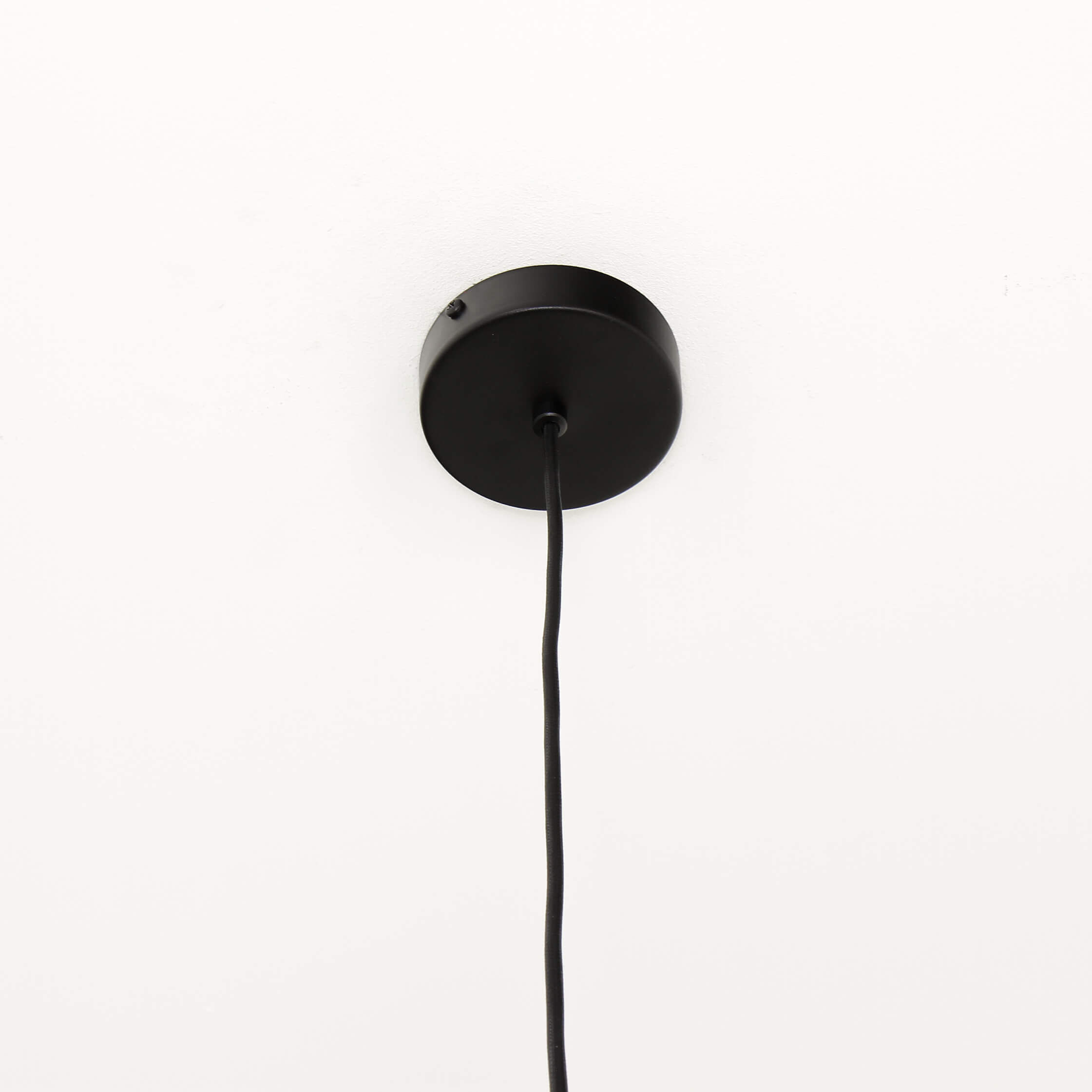 Lampe à suspendre design noir cuivre