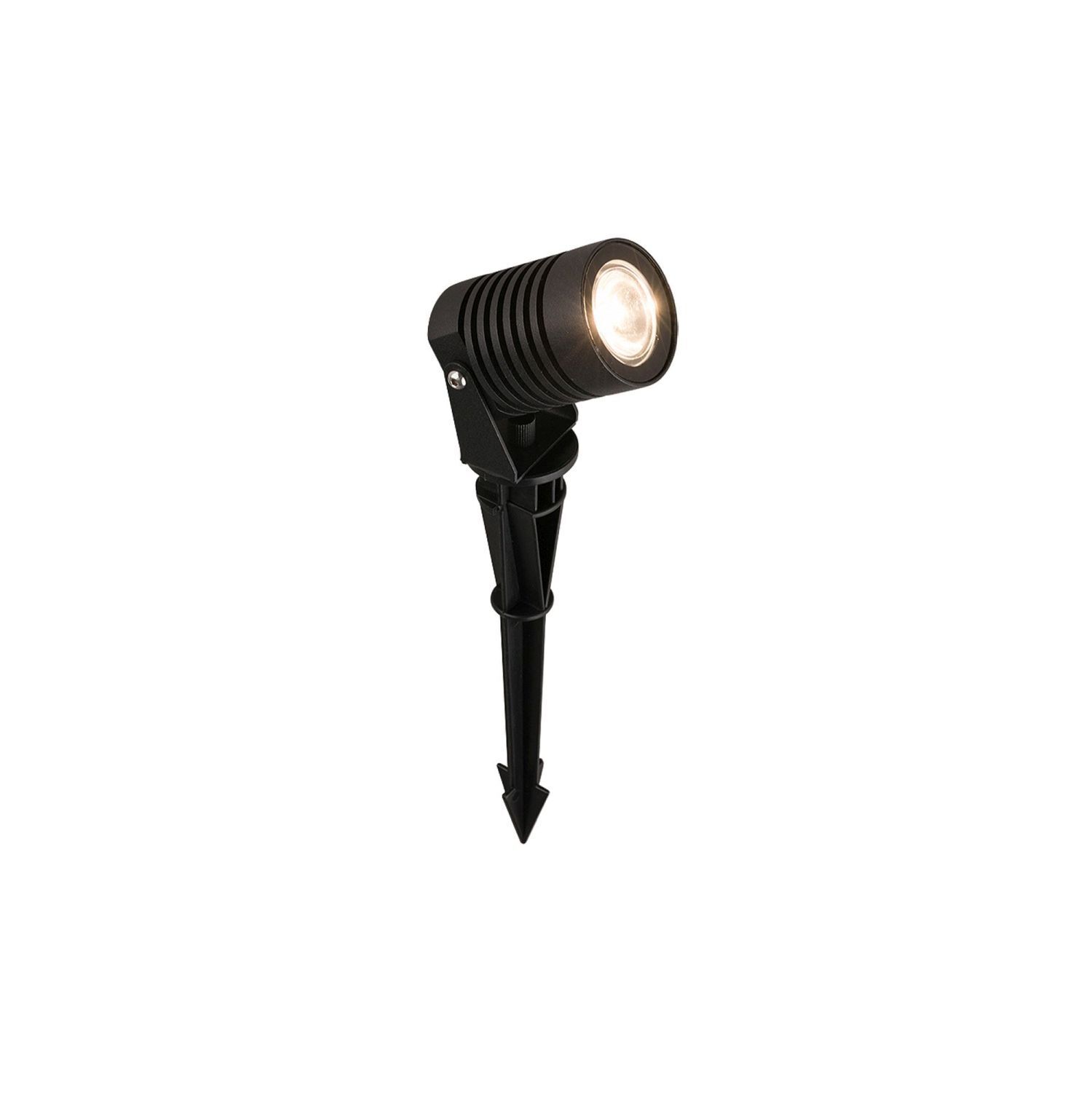 LED Strahler Schwarz Warmweiß IP54 Garten LIONEL Spotlight, Gartenlicht, LED, Bodeneinbau, Spotlight-Lassung