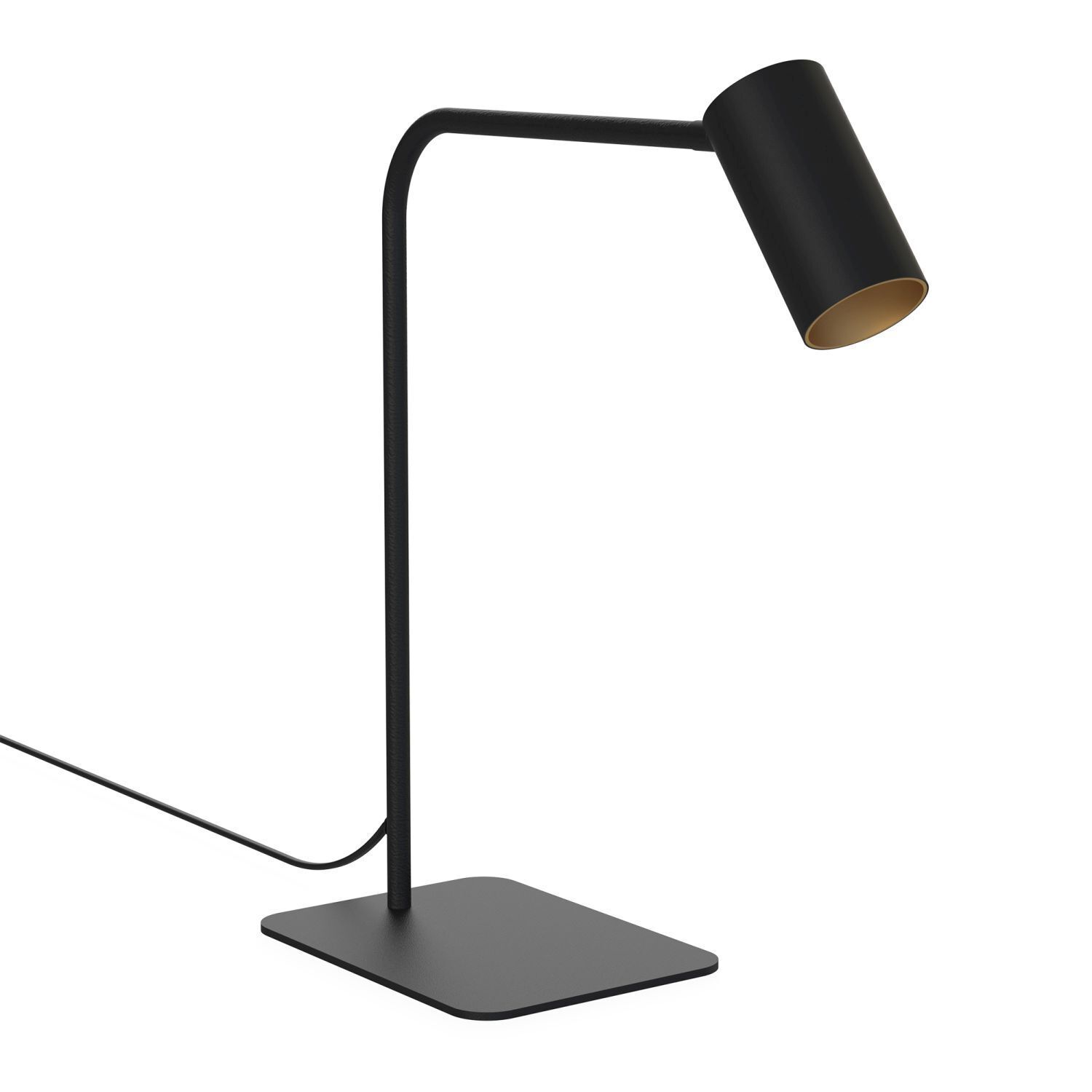 Elégante lampe de bureau Noir Or 40cm Moderne