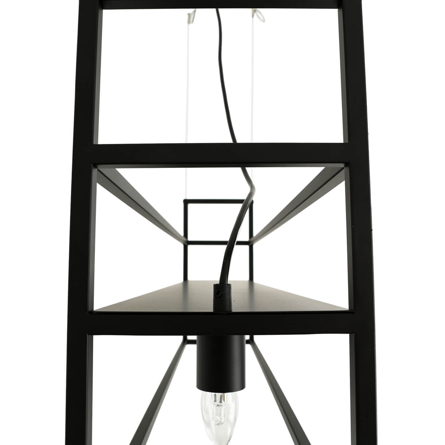 Lampe à suspendre Étagère suspendue L : 102 cm 5x E27 Métal