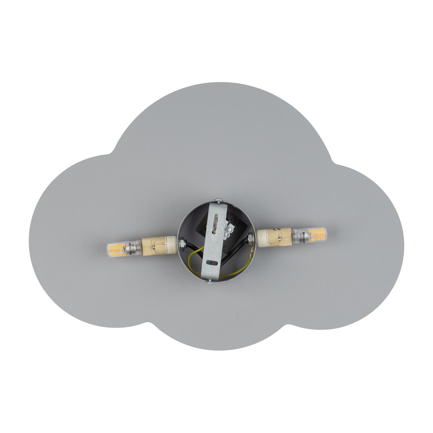 le92935-wandlampe-kinderzimmer-wolke-b-38-cm-2x-g9-grau-metall-leuchte-wand-baby-kinder-6 Deckenleuchte, Wolkenform, LED, E14, Gehäuse Metall