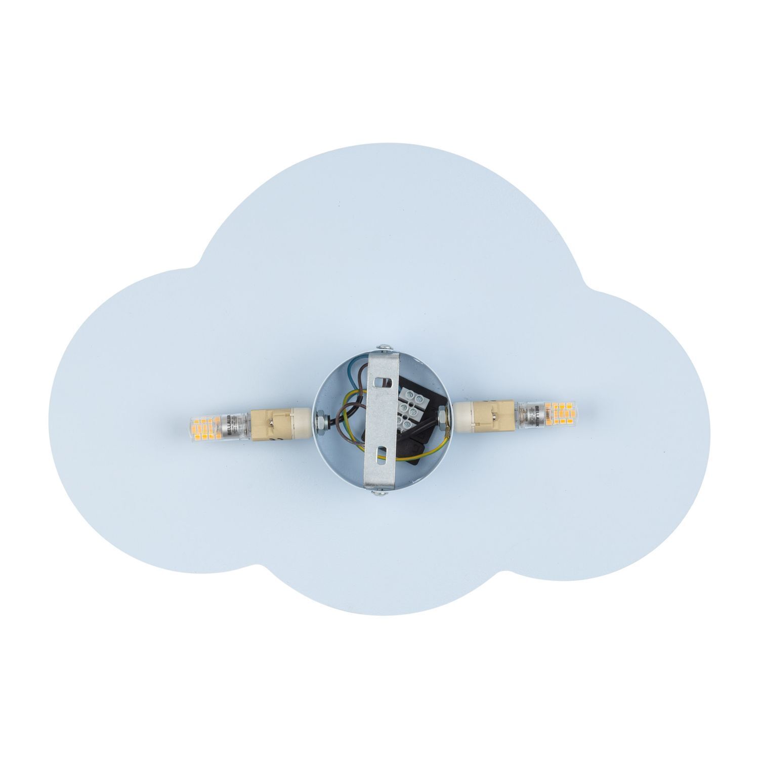 le92936-wandleuchte-kinderzimmer-blau-wolke-b-38-cm-2x-g9-metall-wand-baby-kinder-lampe-5 LED, Lampenfassung, Drähte, Elektronische Bauteile, Schraubmontage