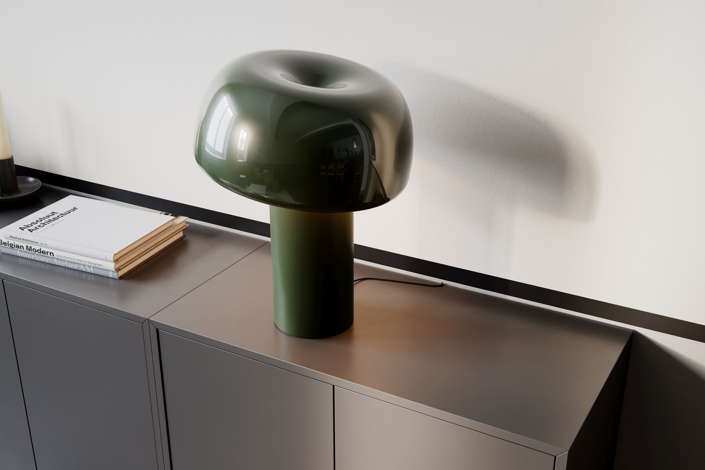 Tischlampe, Grün, Mushroom-Lampe, Moderne Leuchte, Stehlampe