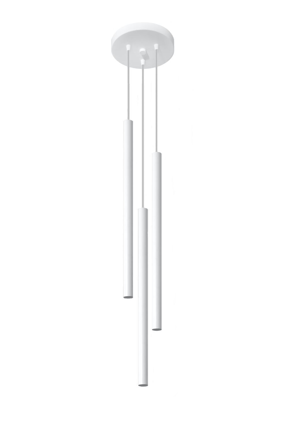 Suspension Blanc Métal 3 feux G9 PETERA Cuisine