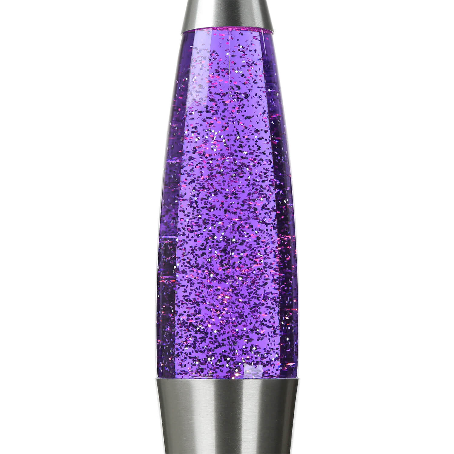 Elégante lampe à lave paillettes violet rose 42cm JENNY