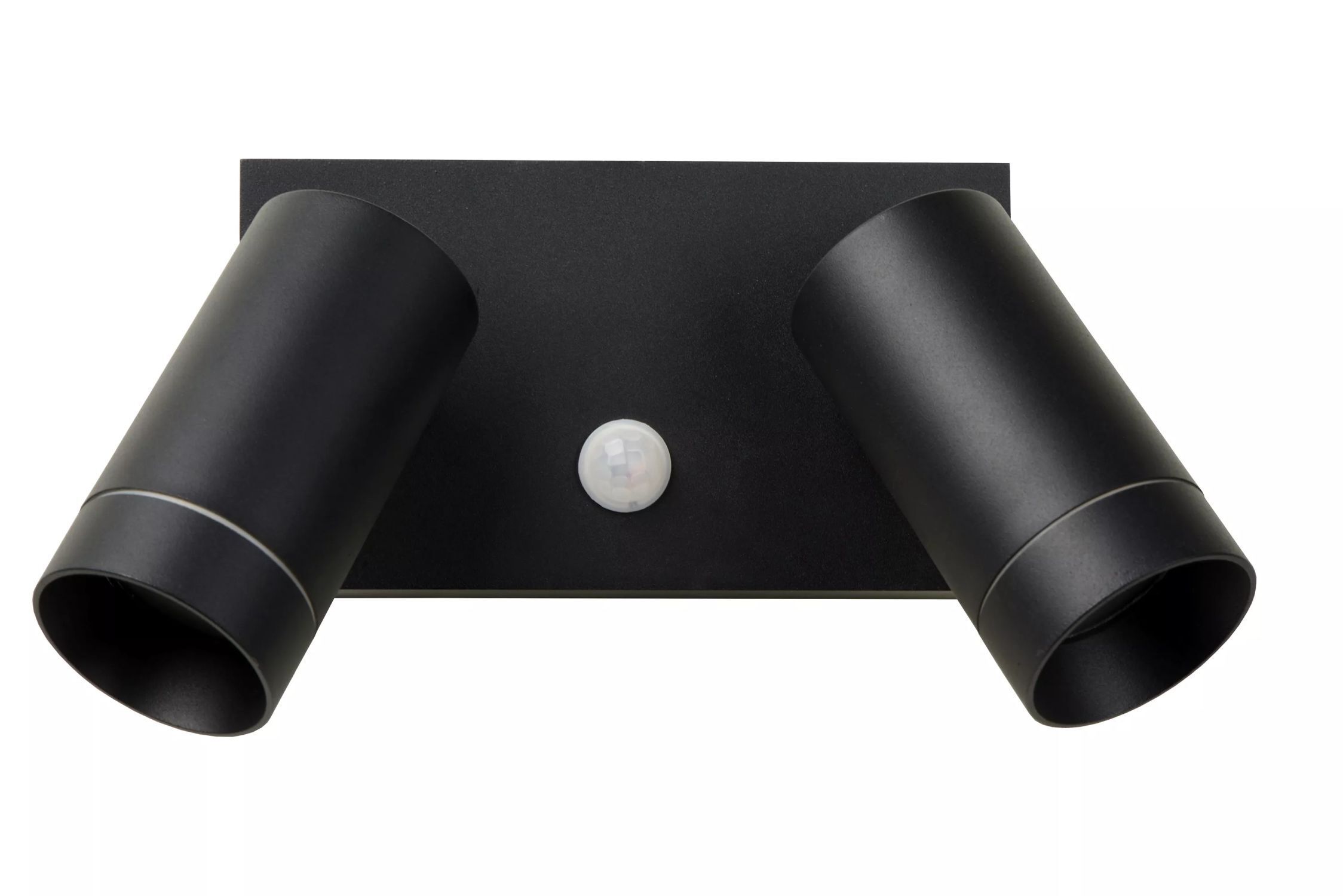 Spot mural détecteur de mouvement flexible noir GU10 L:18 cm