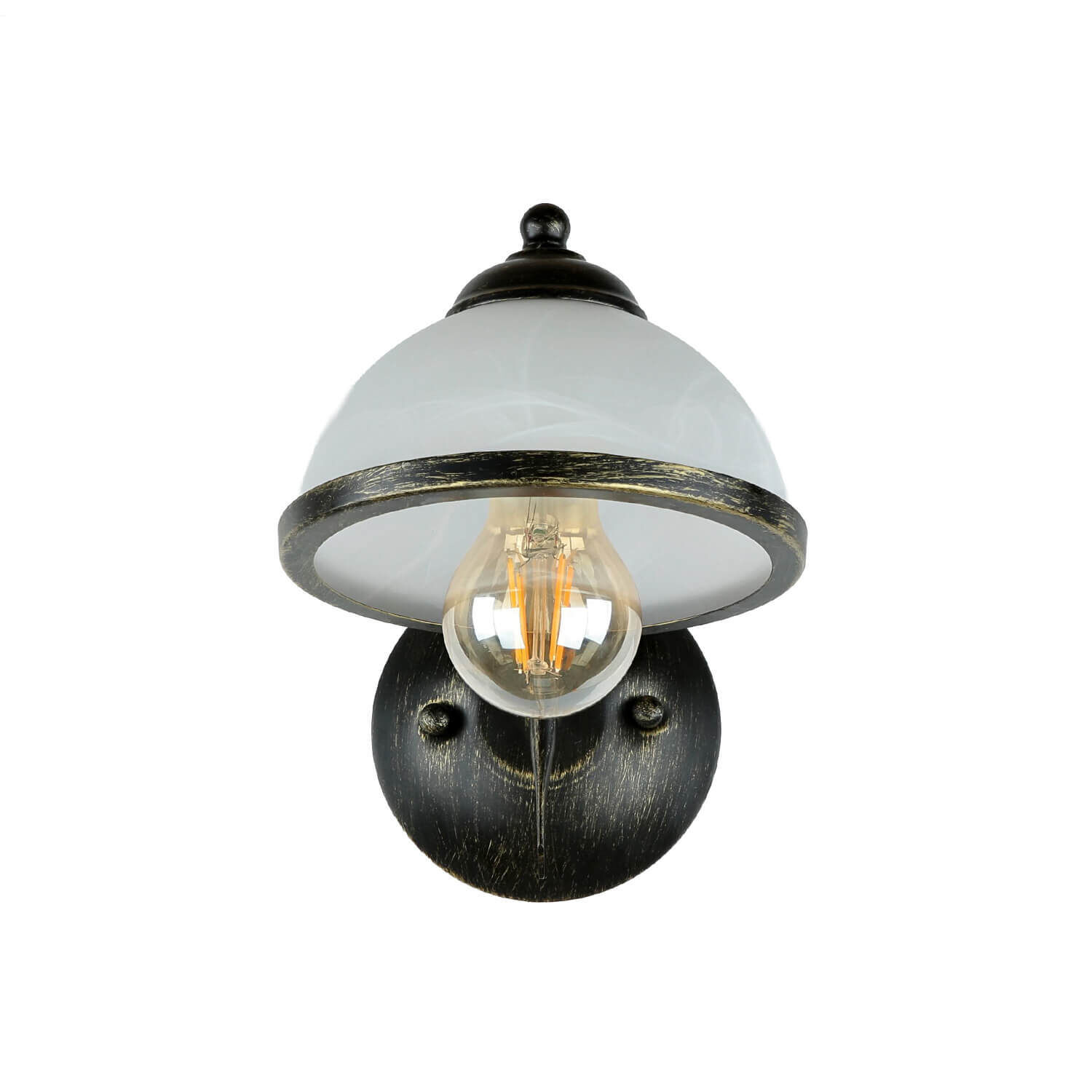 Wandleuchte KORFU in Messing Antik Leuchte, Lampe, Kronleuchter