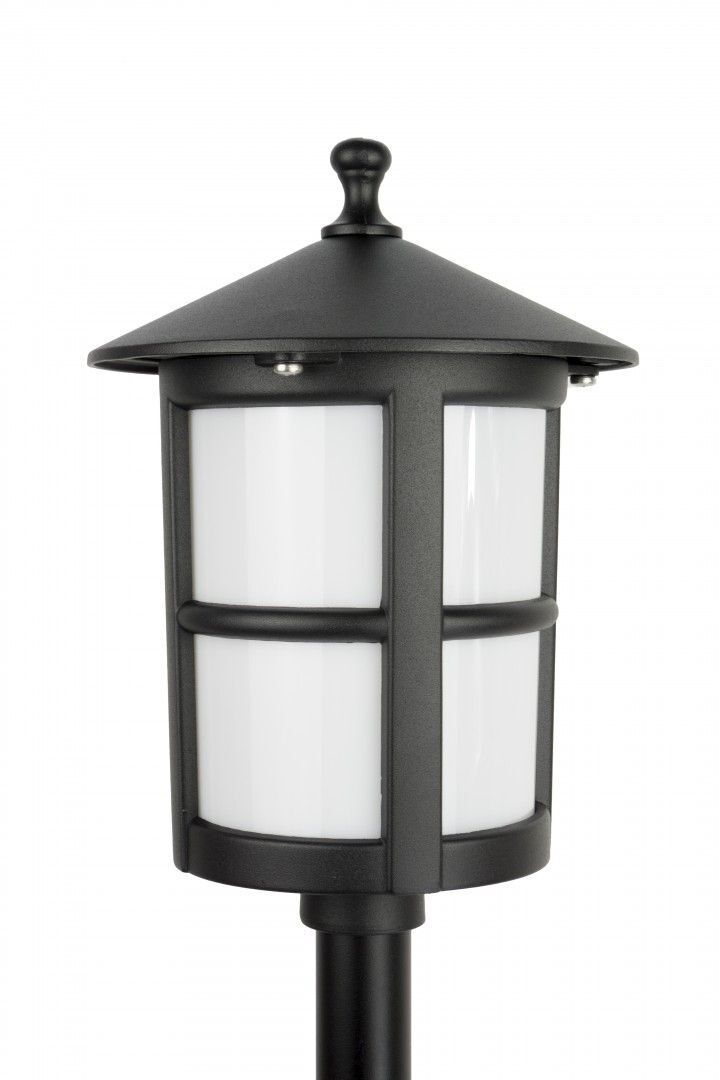 Lampe d'extérieur rustique 71cm résistante à la pluie noire E27