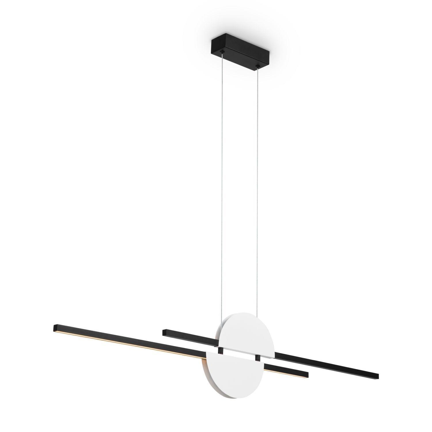 Lampe à suspendre LED Aluminium Métal H : max. 204 cm allongée