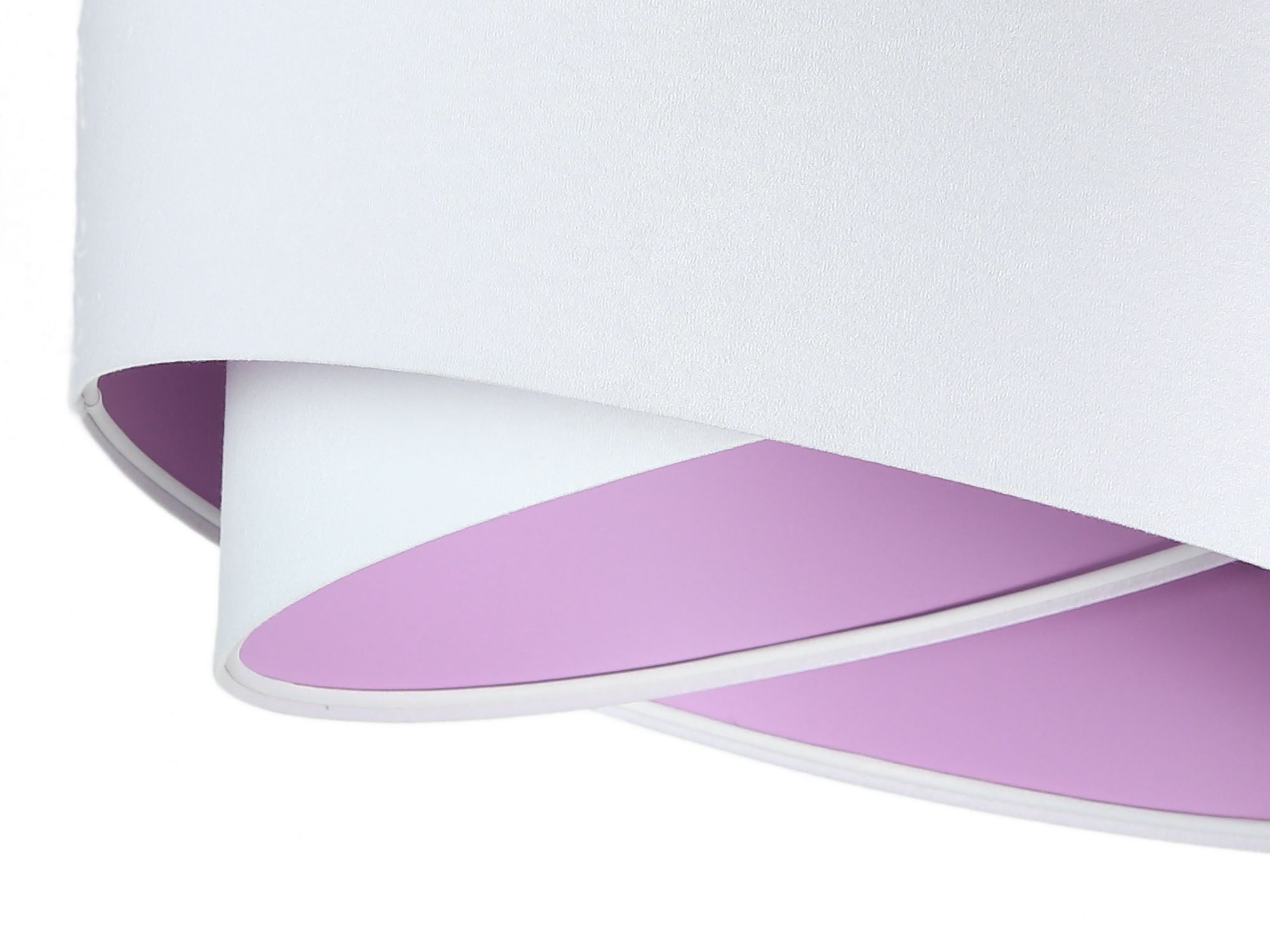 Lampe à suspendre Blanc Lilas rond Ø50cm Table à manger