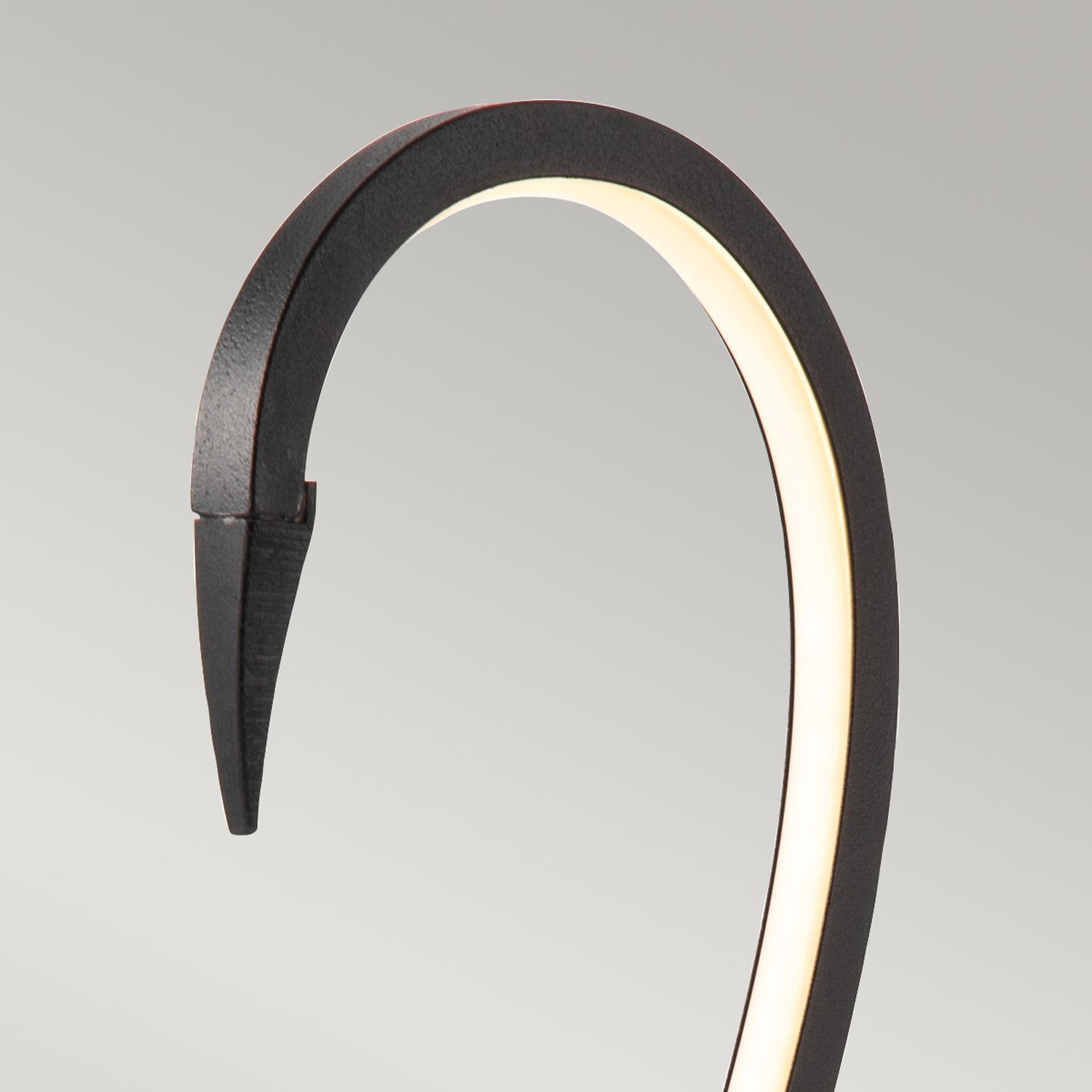 Lampe de table LED 50 cm Flamingo 3000 K noir Deko