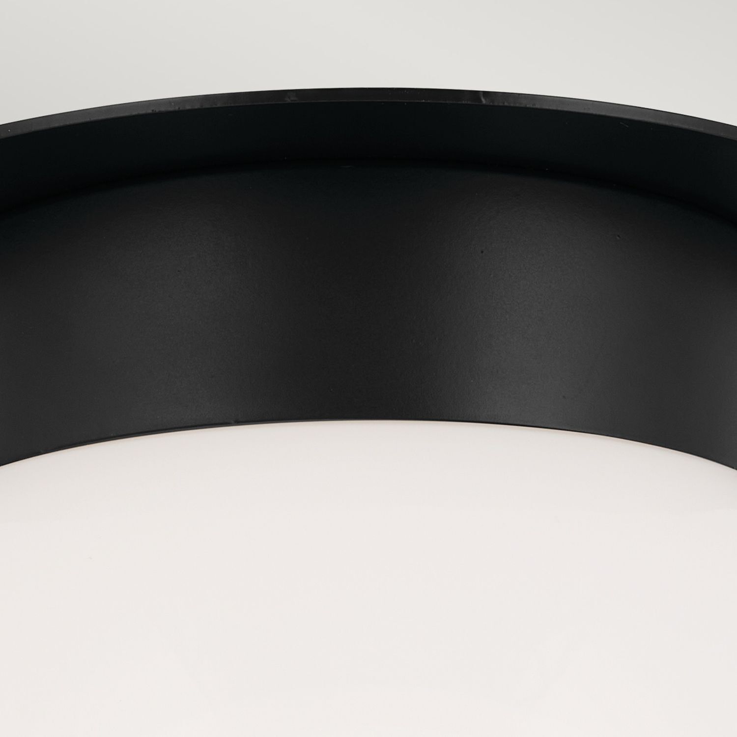 Lampe de plafonnier Abat-jour sphérique verre métal Ø 20,3 cm noir blanc E27 Deckenleuchte