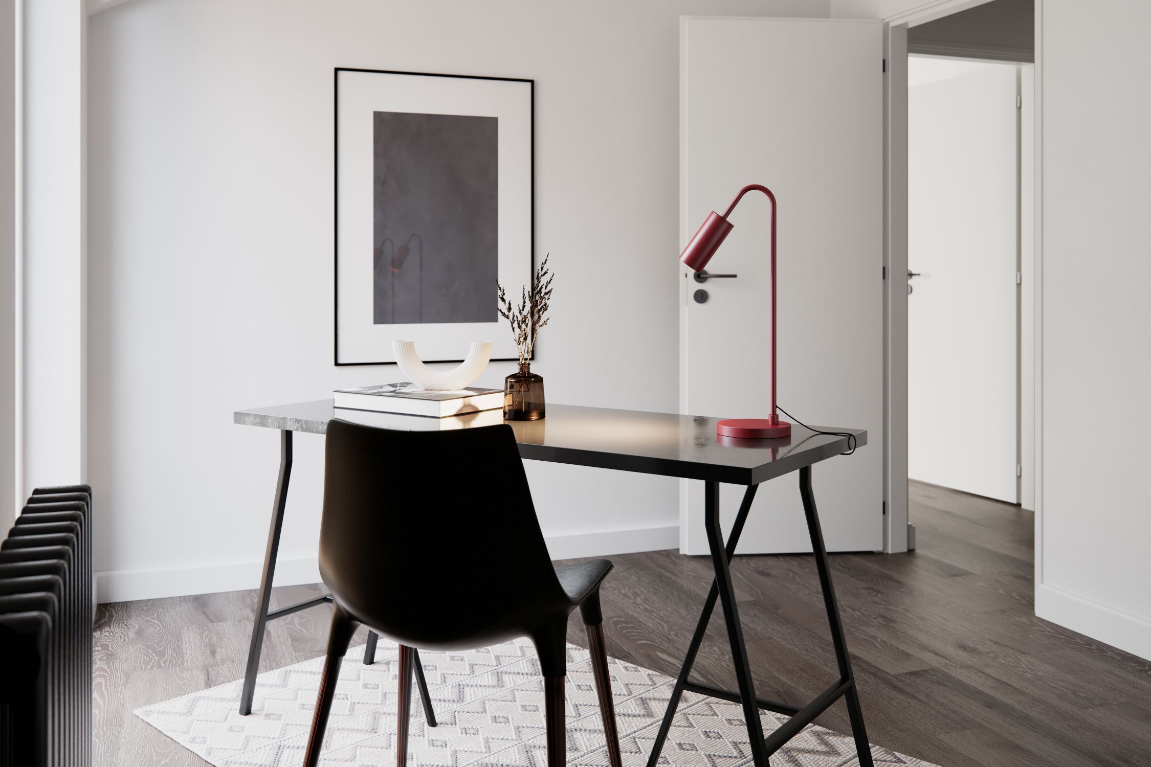 Innenarchitektur, Mobiliar, Tabelle, Lampe, Schreibtisch