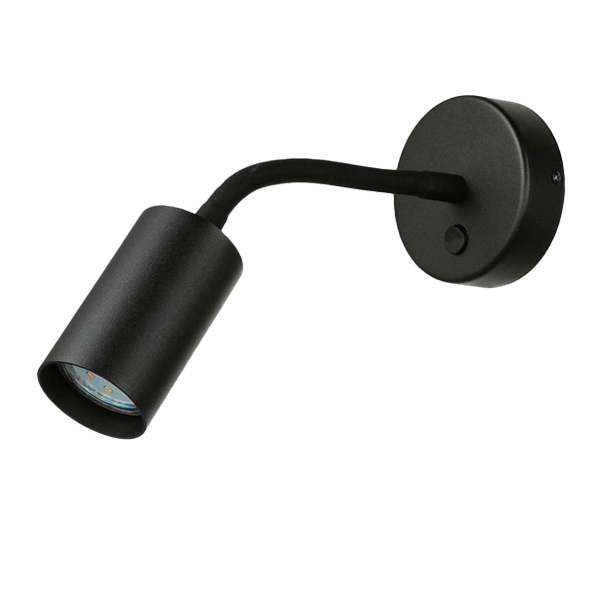 Leselampen Buch Wandleuchte, Wandleuchte Metall, Schwarz, Spotlight, Lampe für Wandmontage