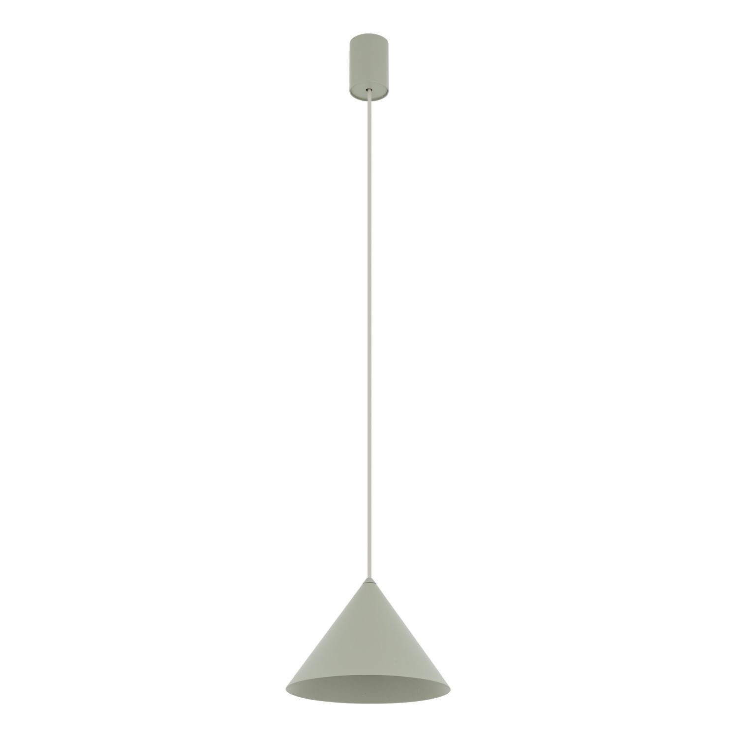 Lampe suspendue décorative métal GU10 Ø20,5 cm vert sauge