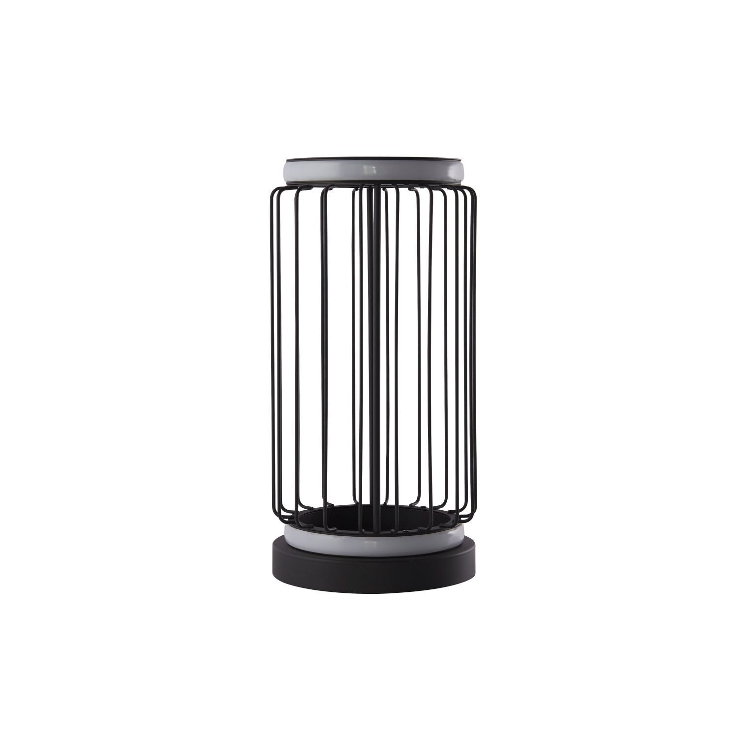 Lampe de table LED Noir Blanc 33 cm Ø 16 cm Métal 3000 K