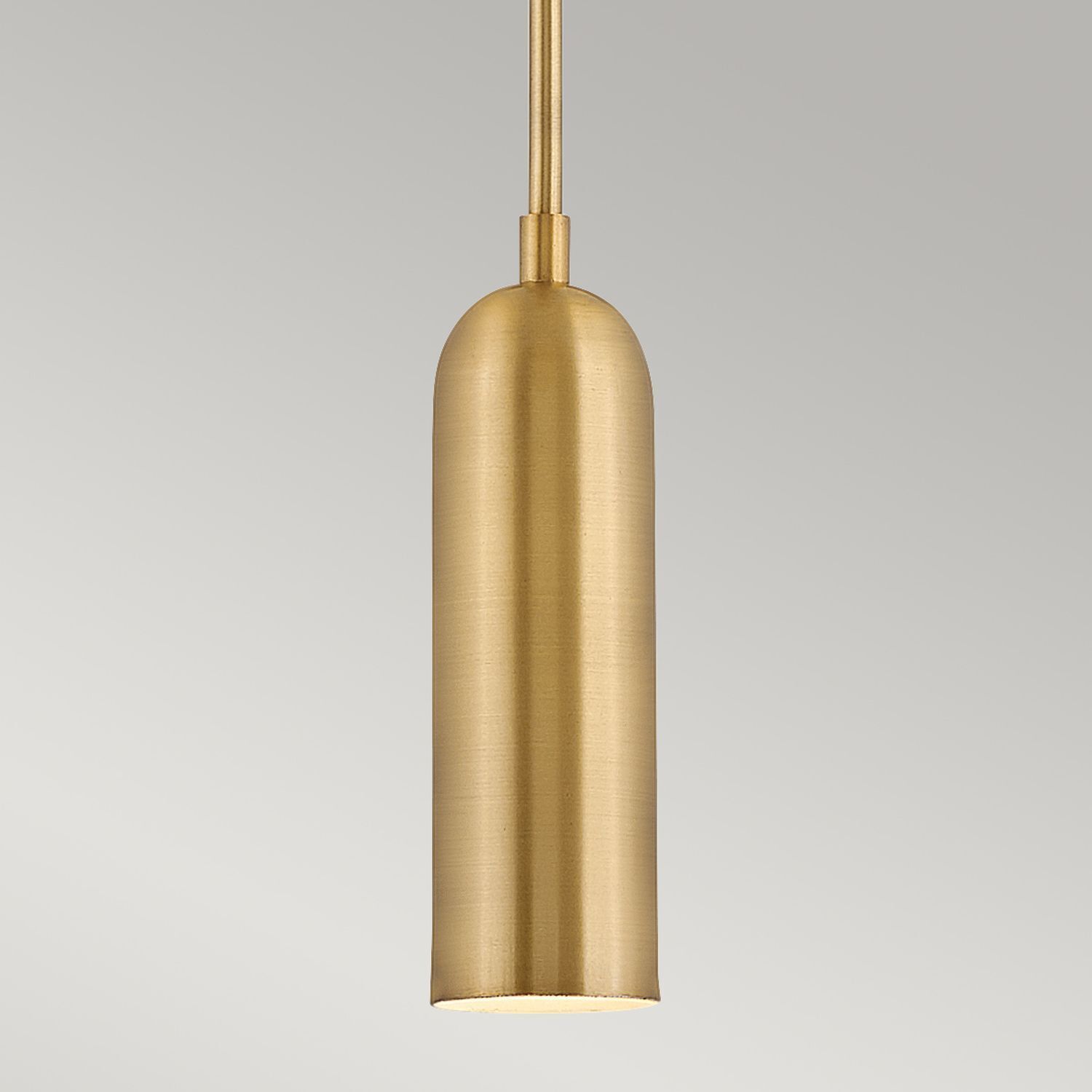 Suspension en métal LED Ø 12,7 cm en laiton antique