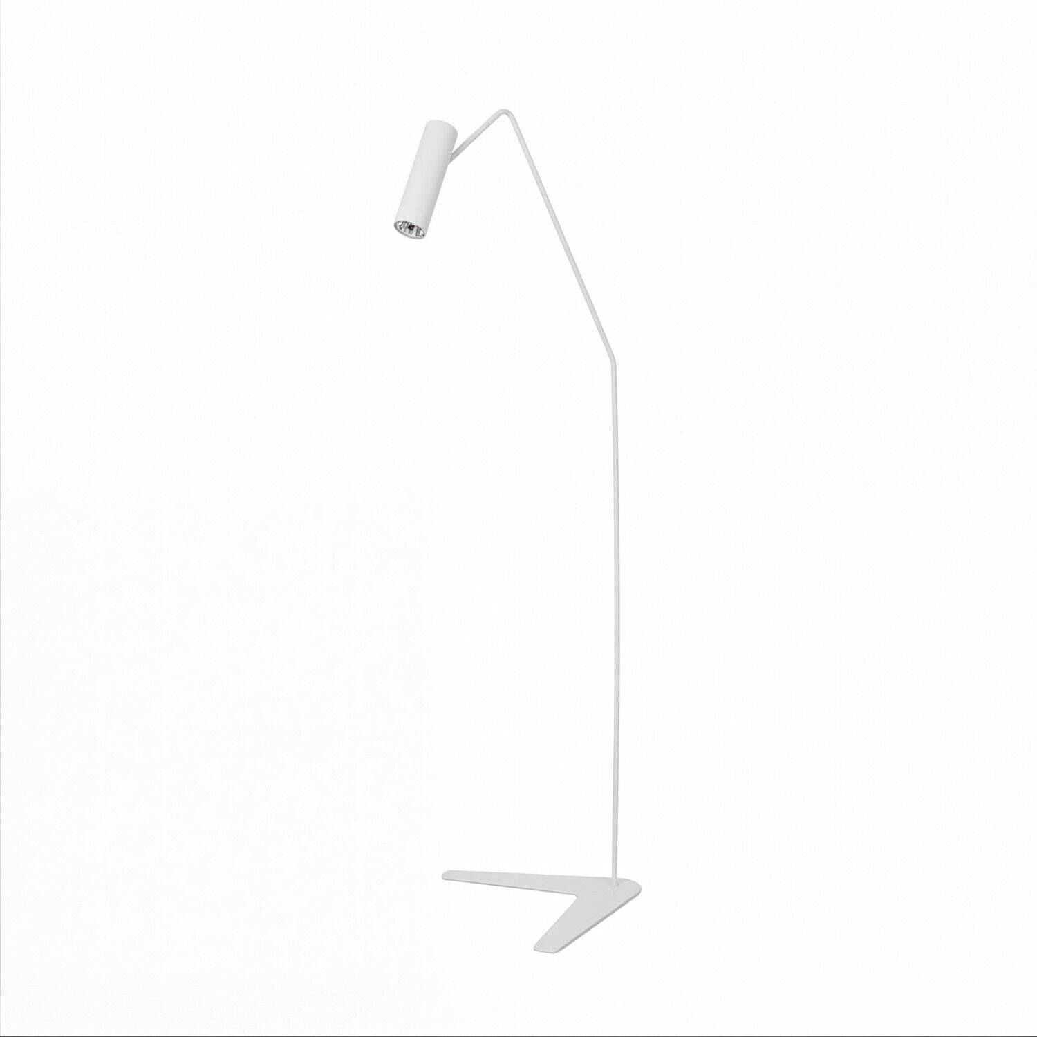 stehlampe-stehlampe-metall-stehleuchte-aus-metall-eye-1x-gu10-max.-35-watt-weiss-mit-schalter-modern-fuer-wohnzimmer-le13413-02 fußbodenlampe, verstellbar, weiß, modern, metall