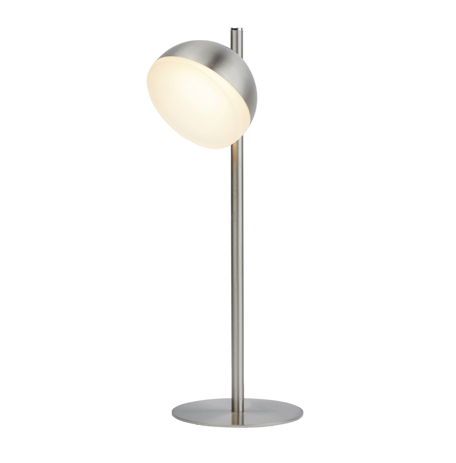 Lampe de table LED 3000 K 240 lm 35 cm en argent mat