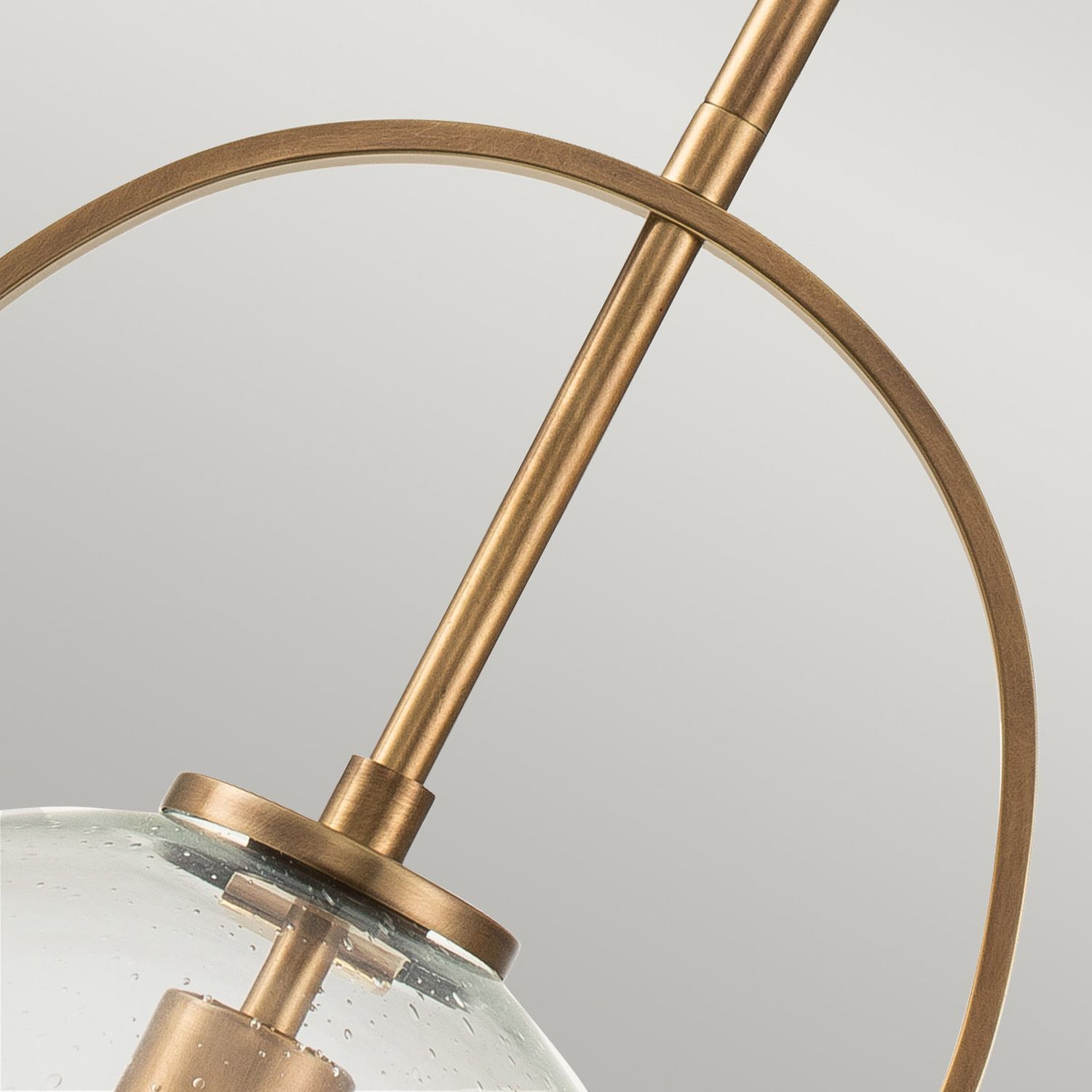 Lampe à suspendre métal verre Ø 28,9 cm rond E27 Vintage Lampe