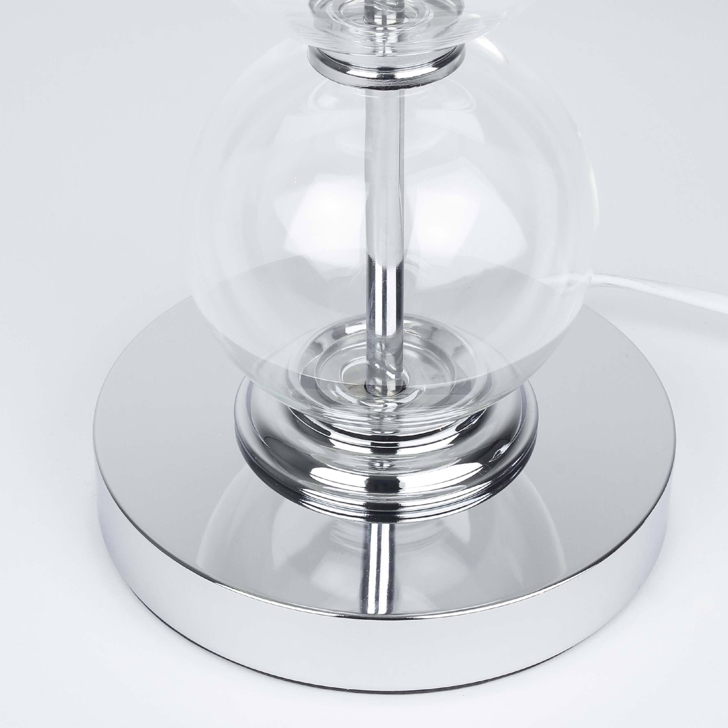 Lampe de table moderne Lampe de salon Chrome