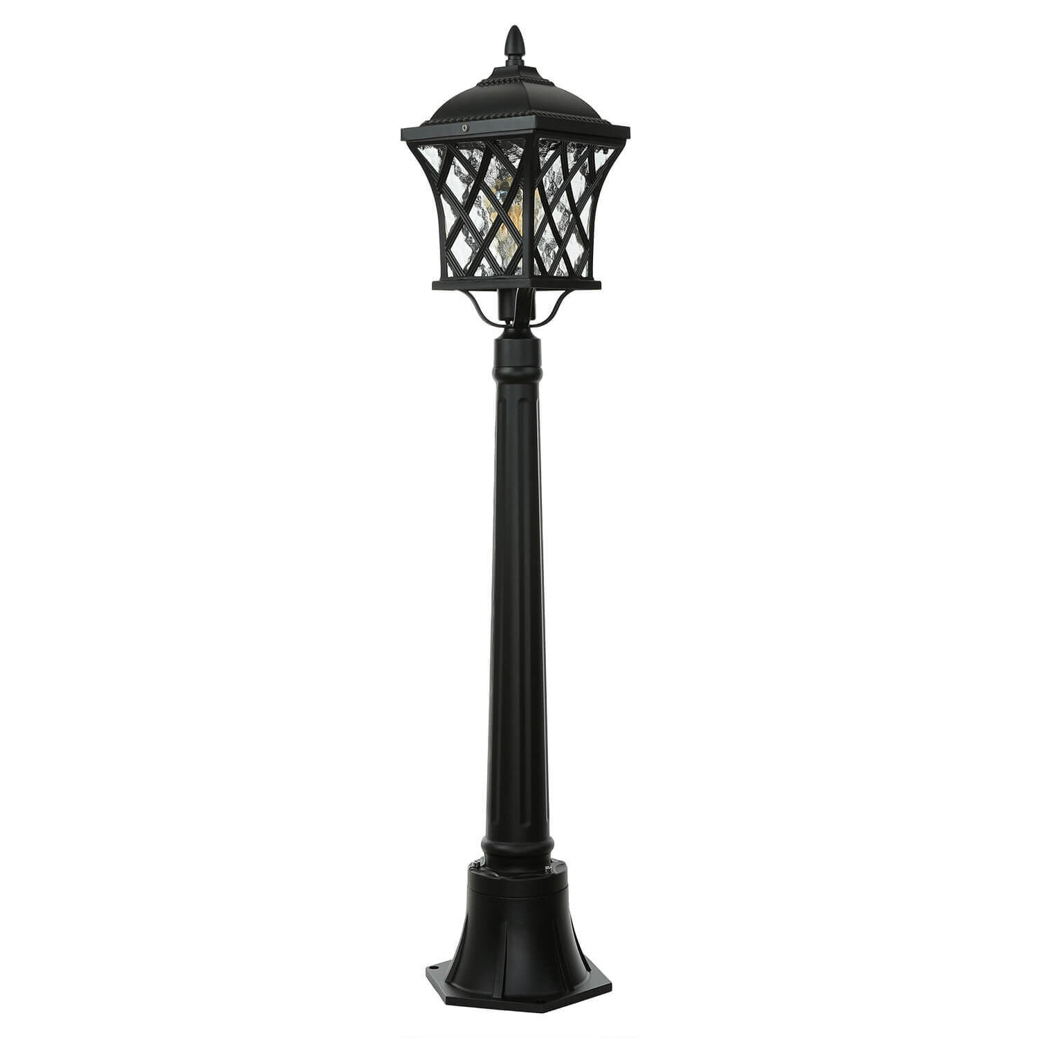 Lampadaire extérieur classique en anthracite