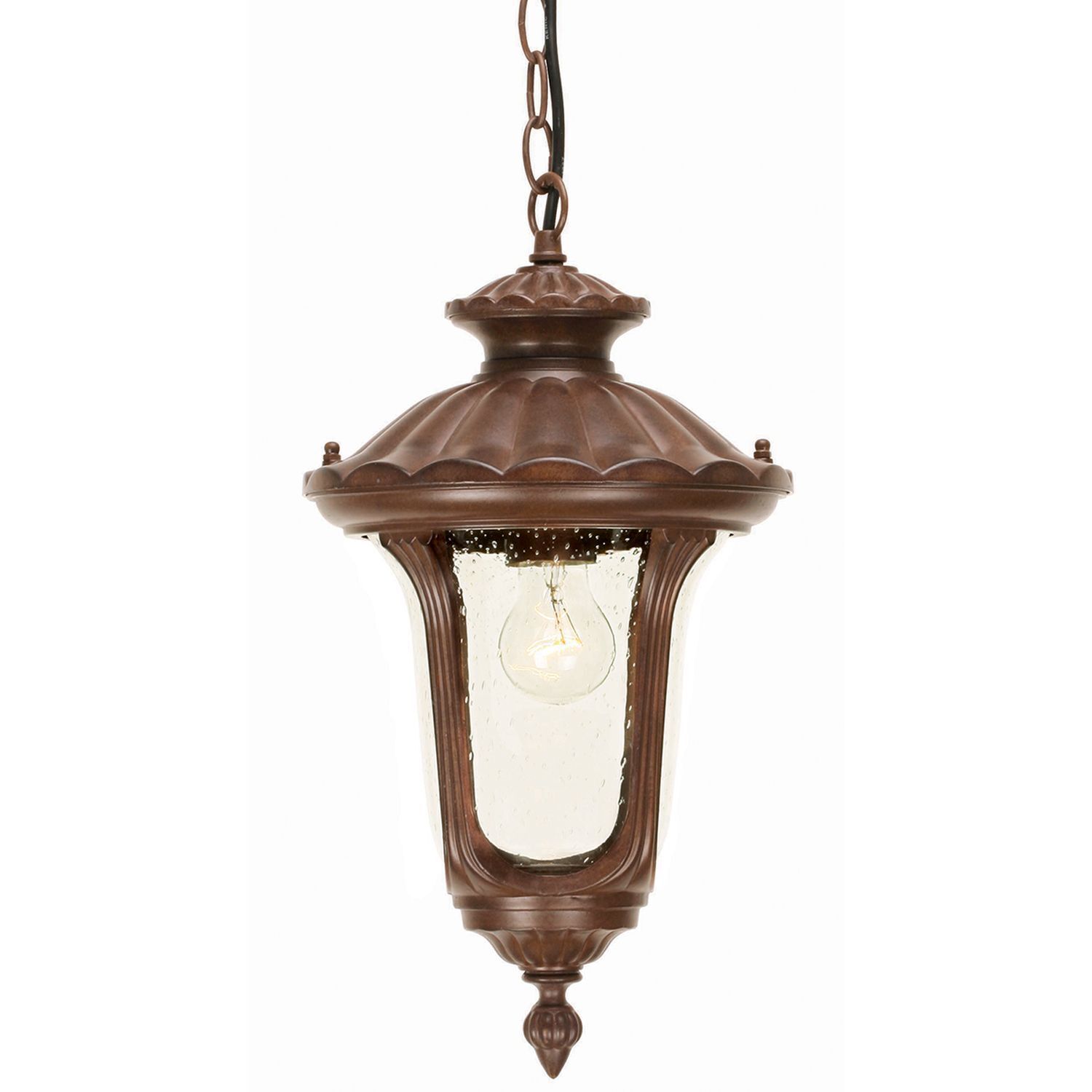Lampe à suspendre en bronze extérieur Rustique IP44 opulent
