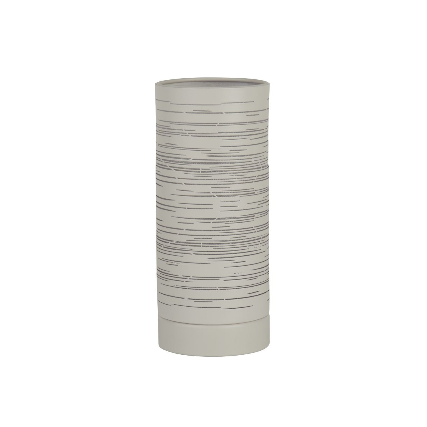 Petite lampe de table E14 20 cm Ø 8,5 cm Blanc Métal Moderne