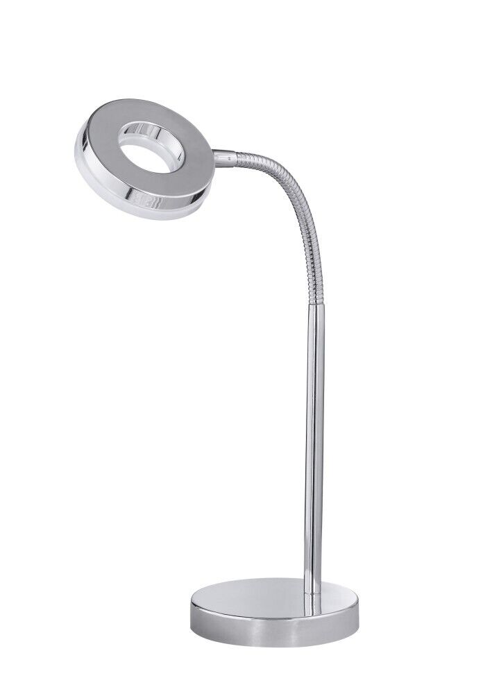 Lampe de table LED RENNES en chrome