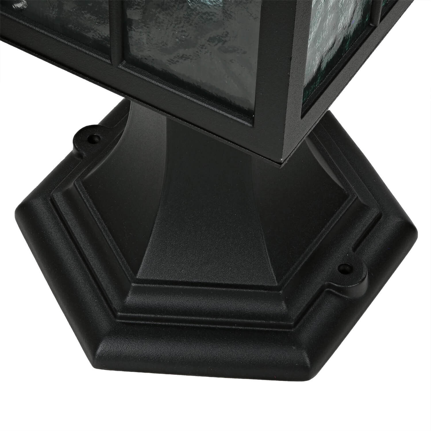 Lampe de socle rustique BAARLE Noir H:45cm E27