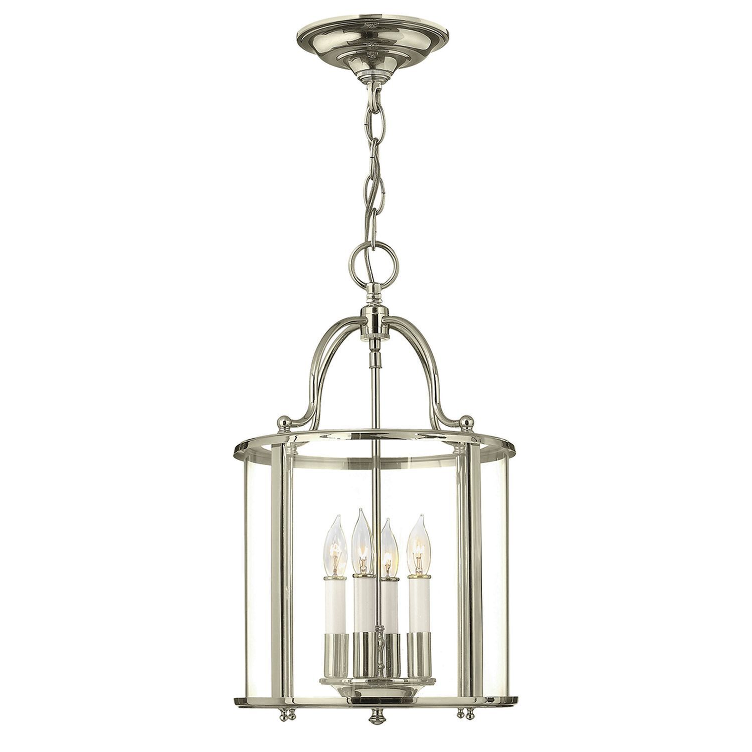Lampe à suspendre E14 verre métal Ø30cm Art Nouveau AVELINE